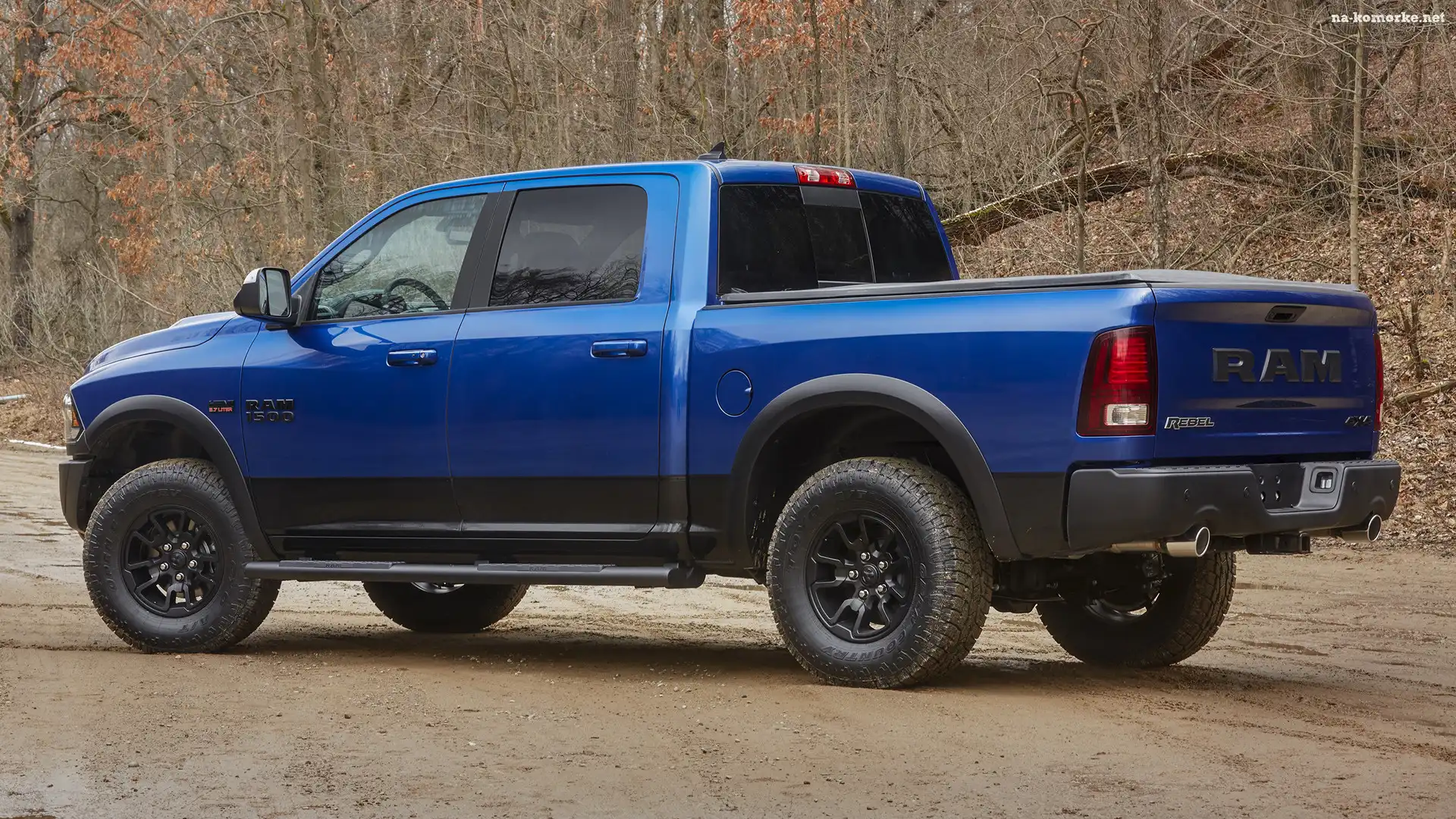 Niebieski, Dodge RAM 1500, Rebel