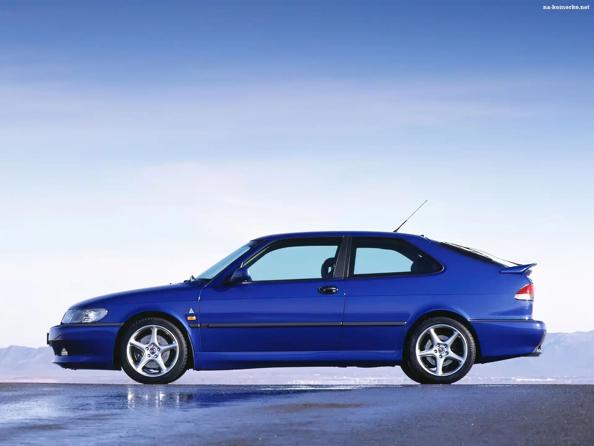 Niebieski, Alufelgi, Saab 9-3