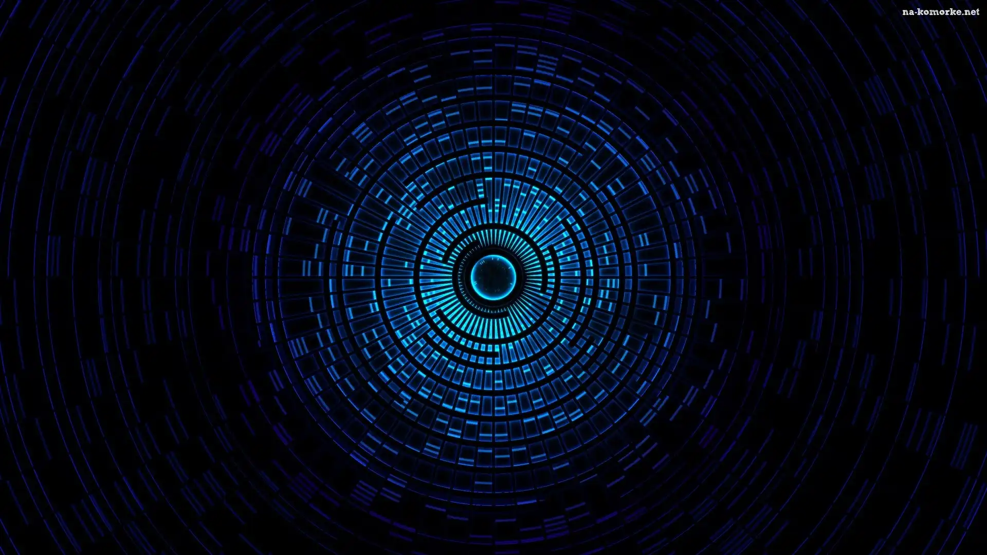 Abstrakcja, Niebieski, Tunel