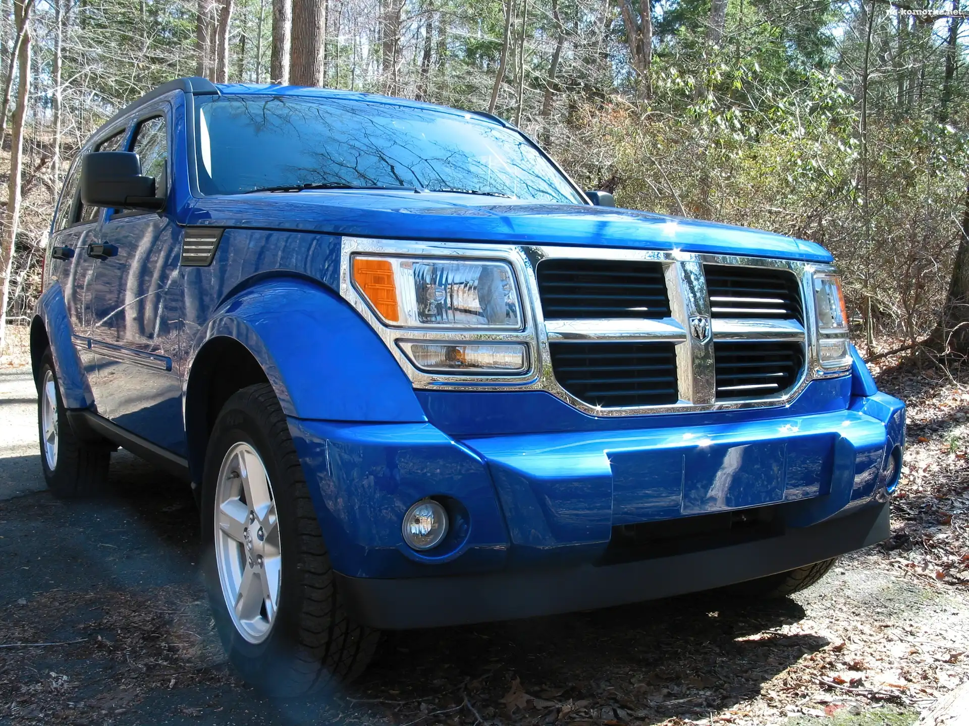 Niebieski, Terenie, Dodge Nitro, W