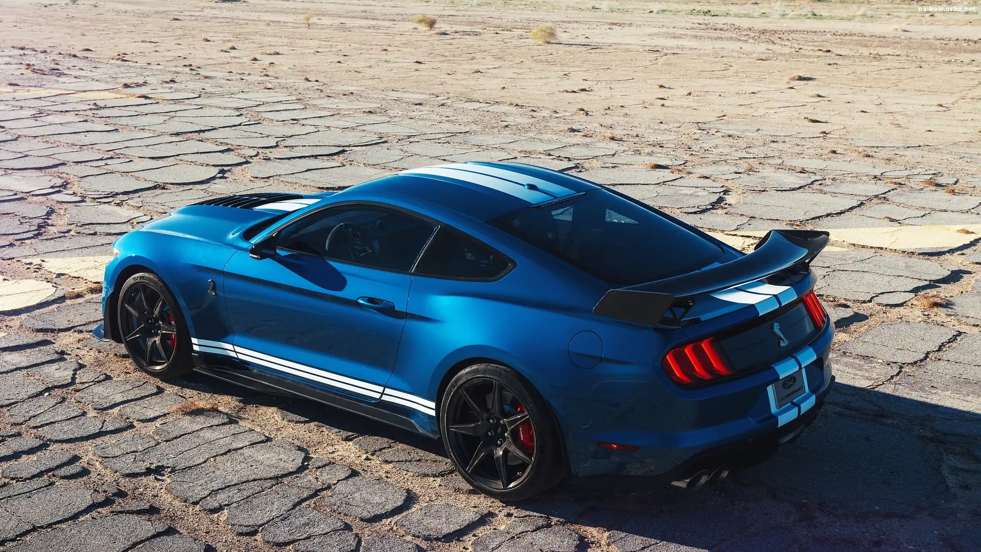 Niebieski, Ford Mustang Shelby, GT500