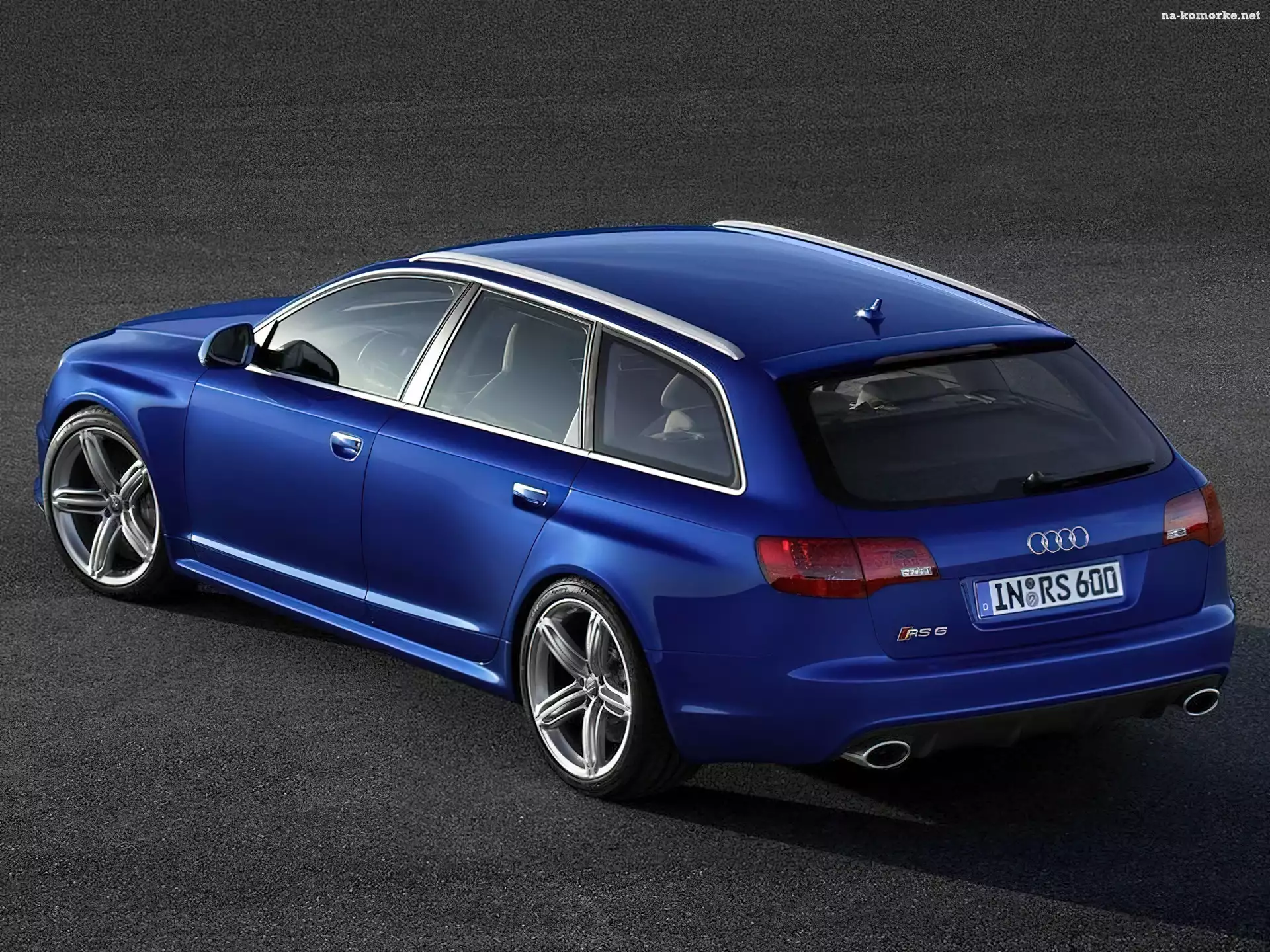 Niebieskie, Kombi, Audi A6, RS