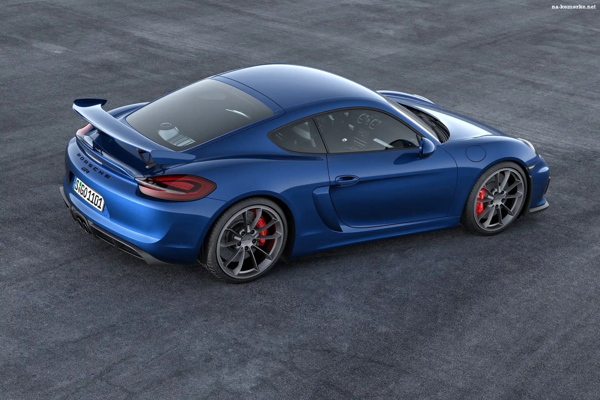 Niebieskie, Porsche Cayman GT4