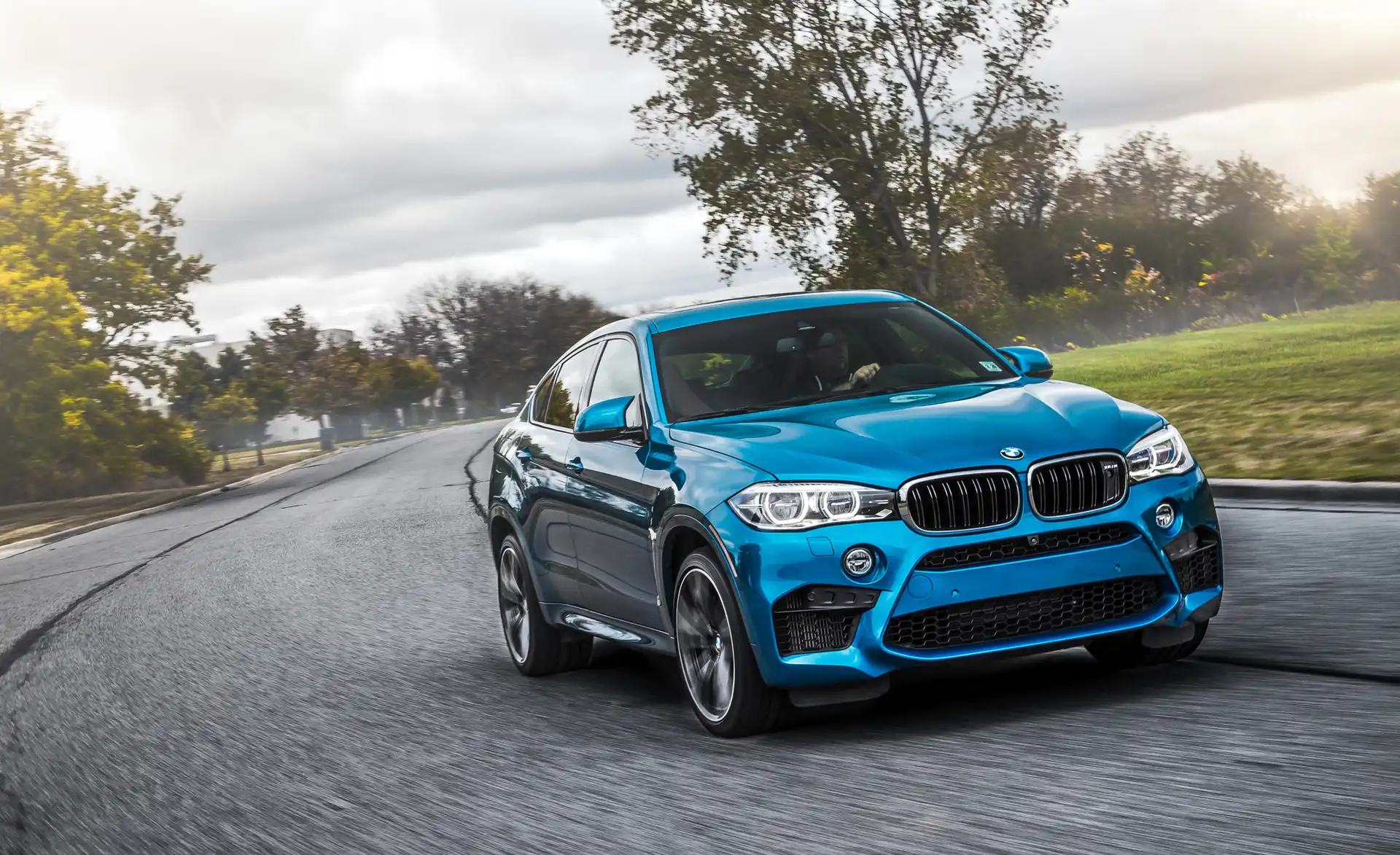 Niebieskie, 2015, BMW X6 M, F86