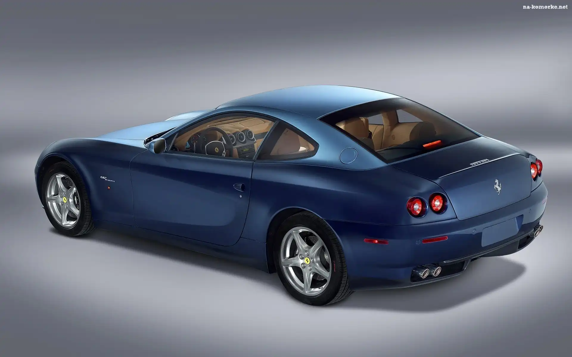 Niebieskie, Bagażnika, Ferrari 612 Scaglietti, Klapa