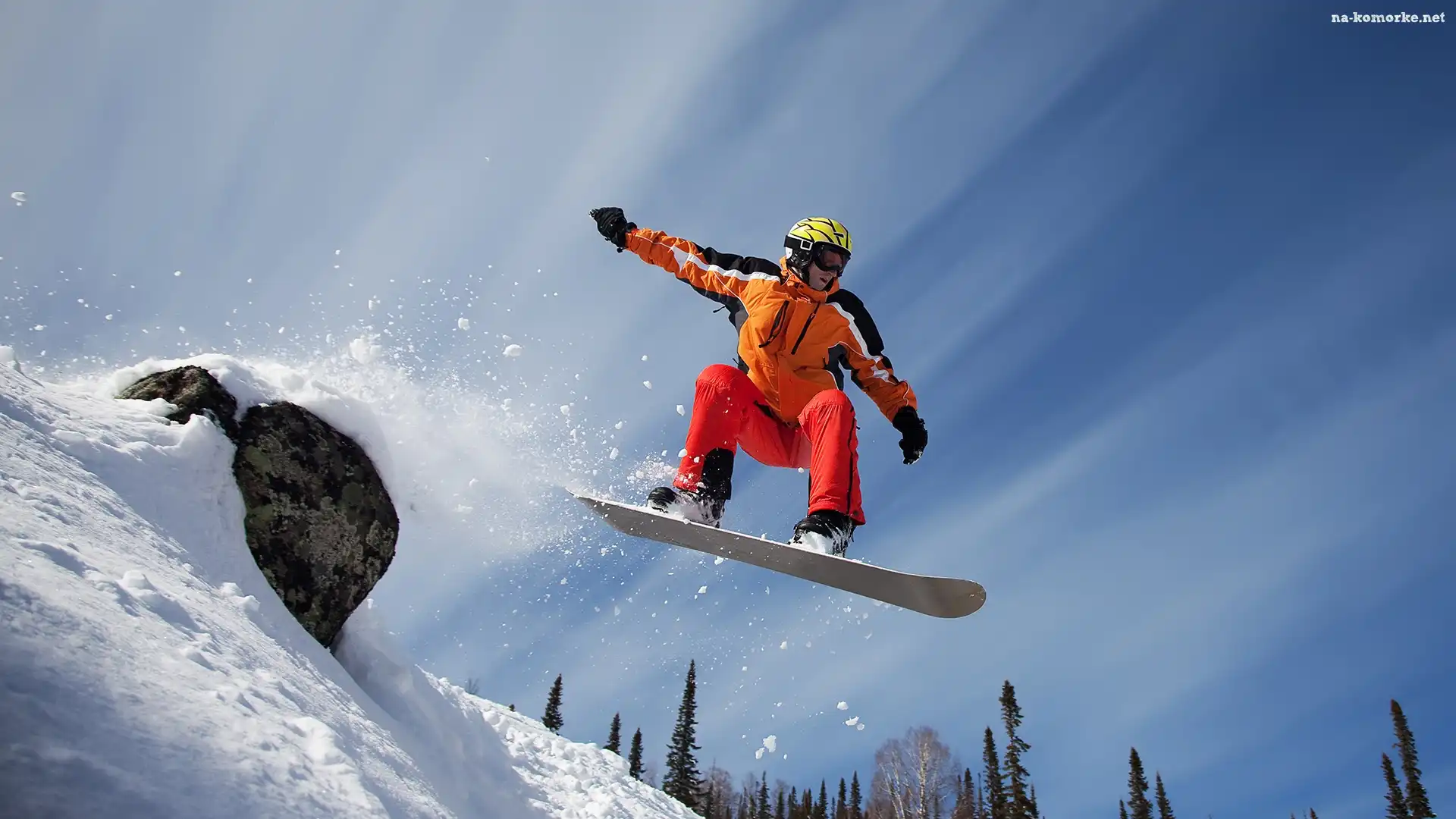 Zbocze, Åšnieg, Snowboardzista