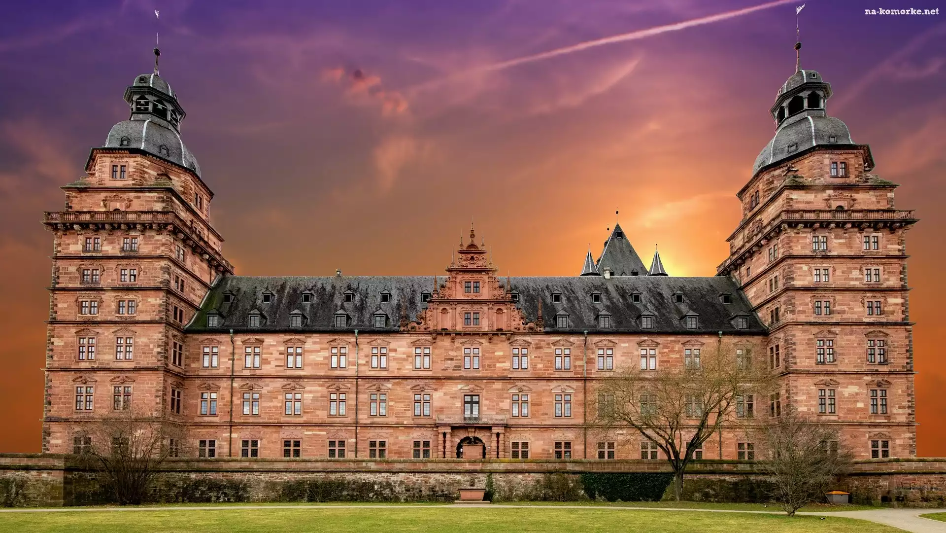 Niemcy, Zamek Johannisburg, Bawaria, Aschaffenburg