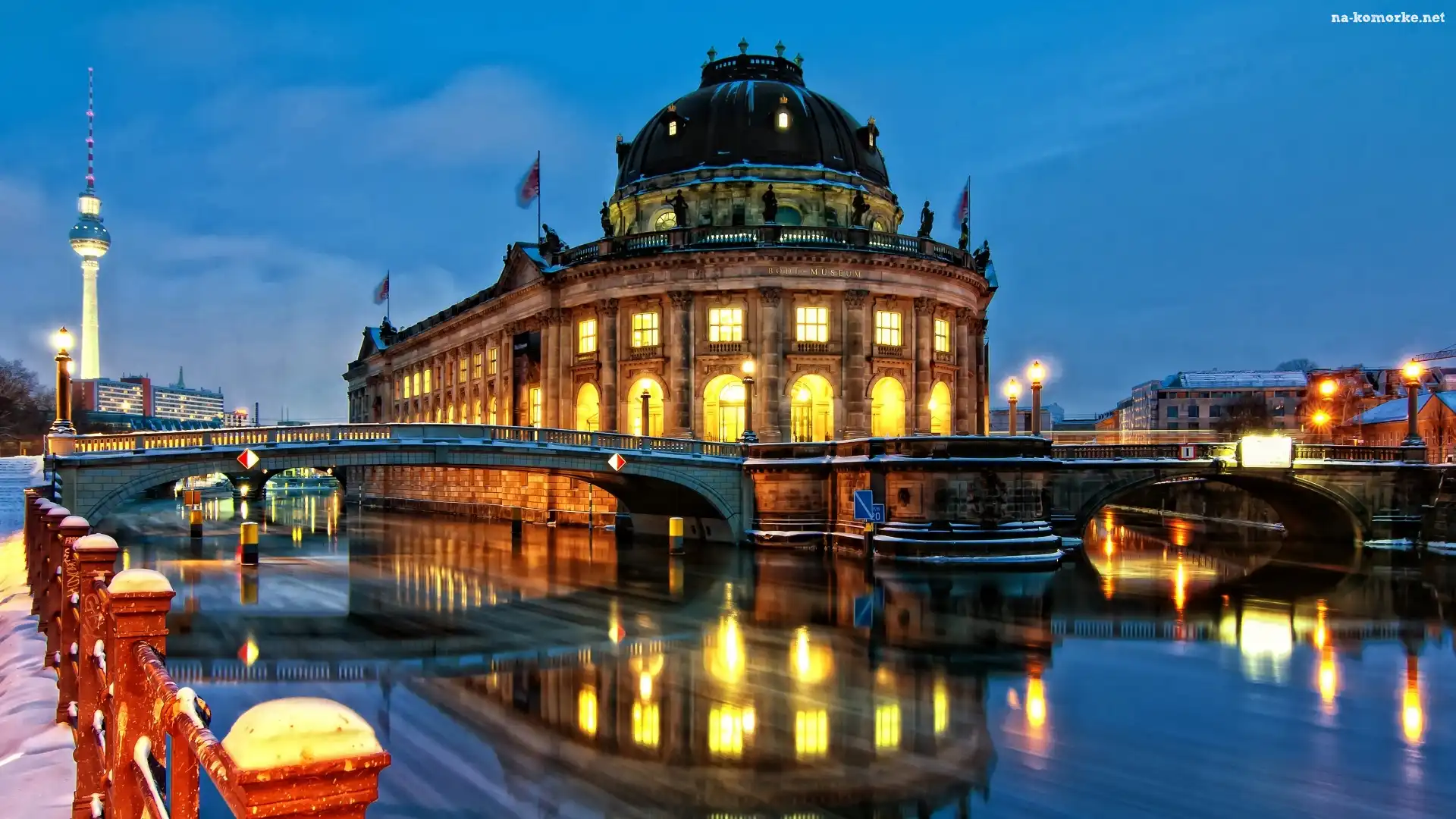 Wieża, Niemcy, Berlin, Muzeum im. Bodego, Most