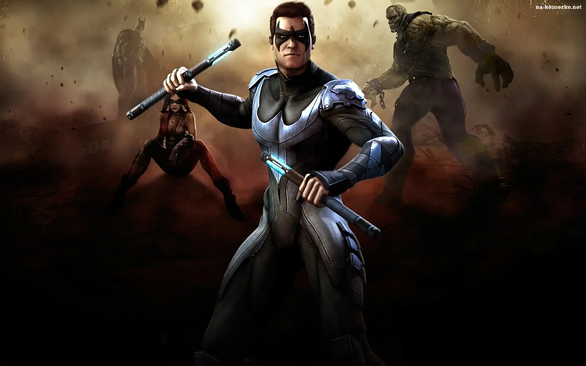Nigtwing, Harley Quin, Solomon Grung