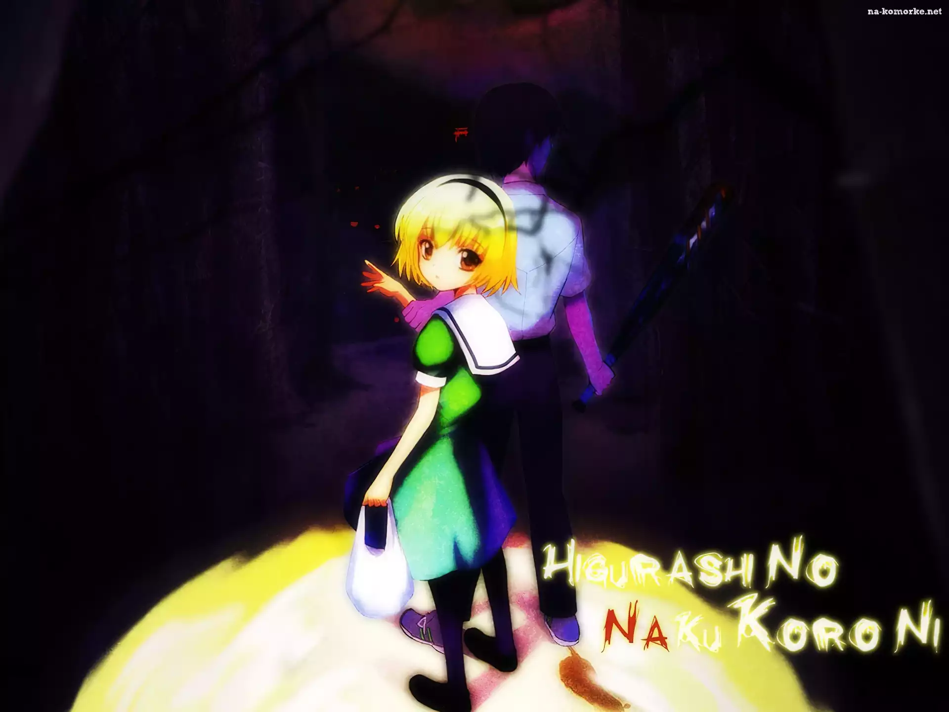 Higurashi No Naku Koro Ni, kij, ludzie, dziewczyna