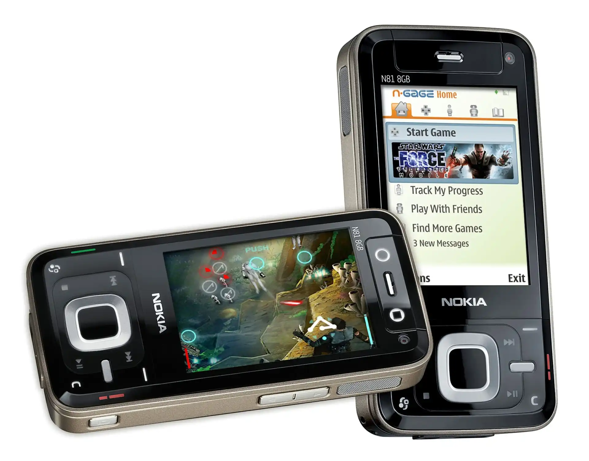 Nokia N81, Wars, Czarna, Star