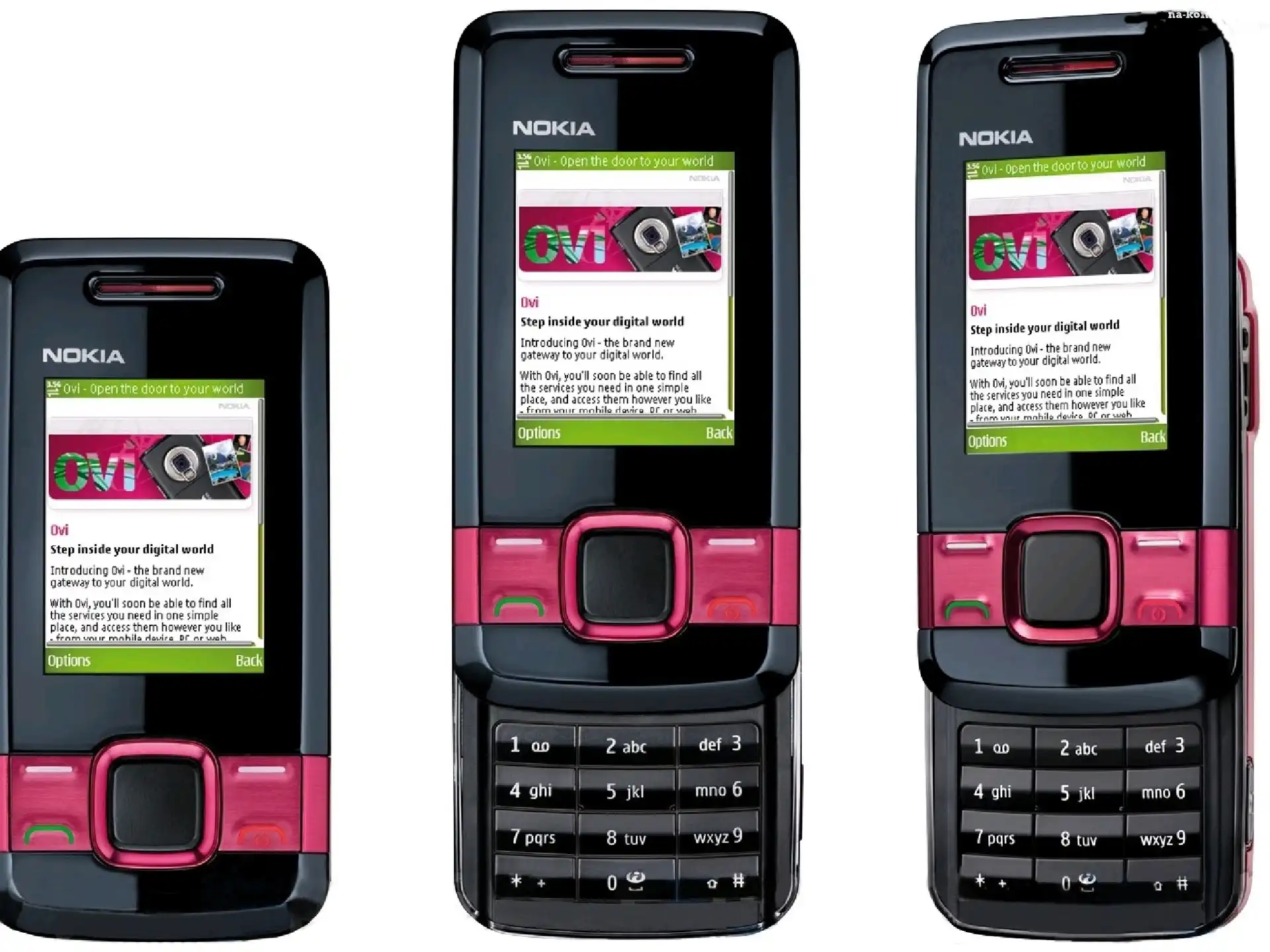 Nokia 7100, Niebieska, Granatowa, Różowa