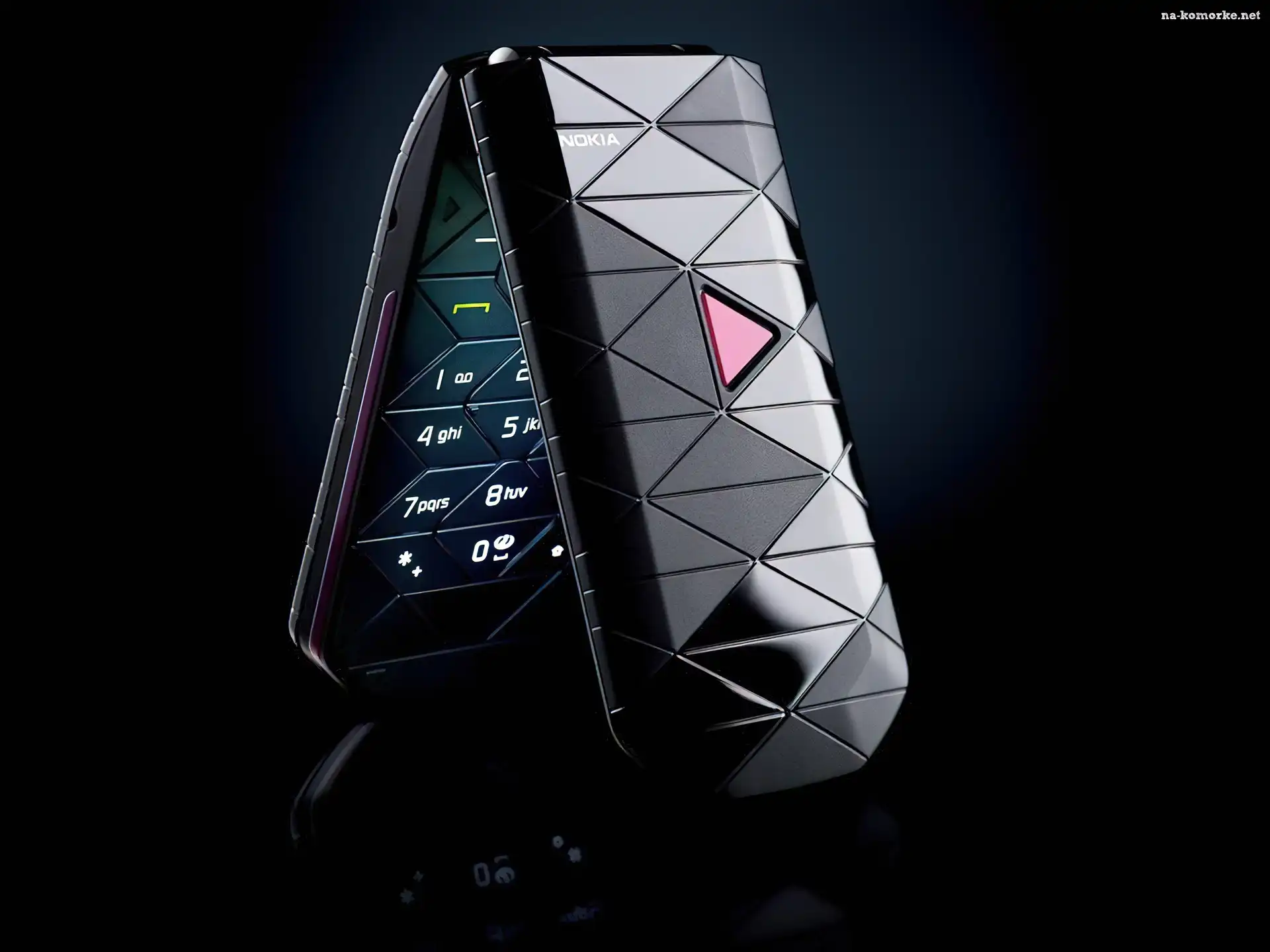 Klawisze, Nokia 7070 Prism, Szara, Carna, Otwarta