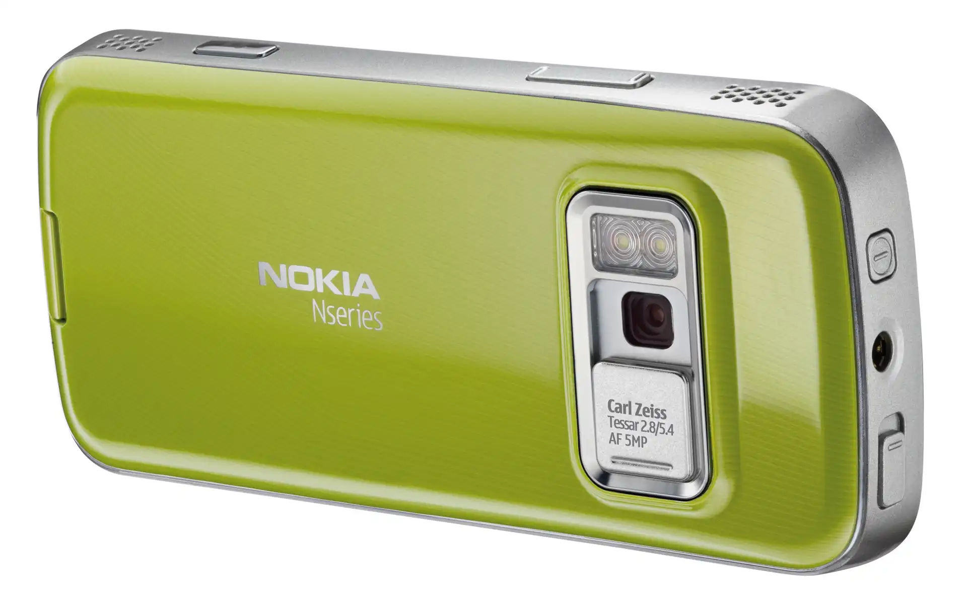 Nokia N79, Tył, Zielona, Paski