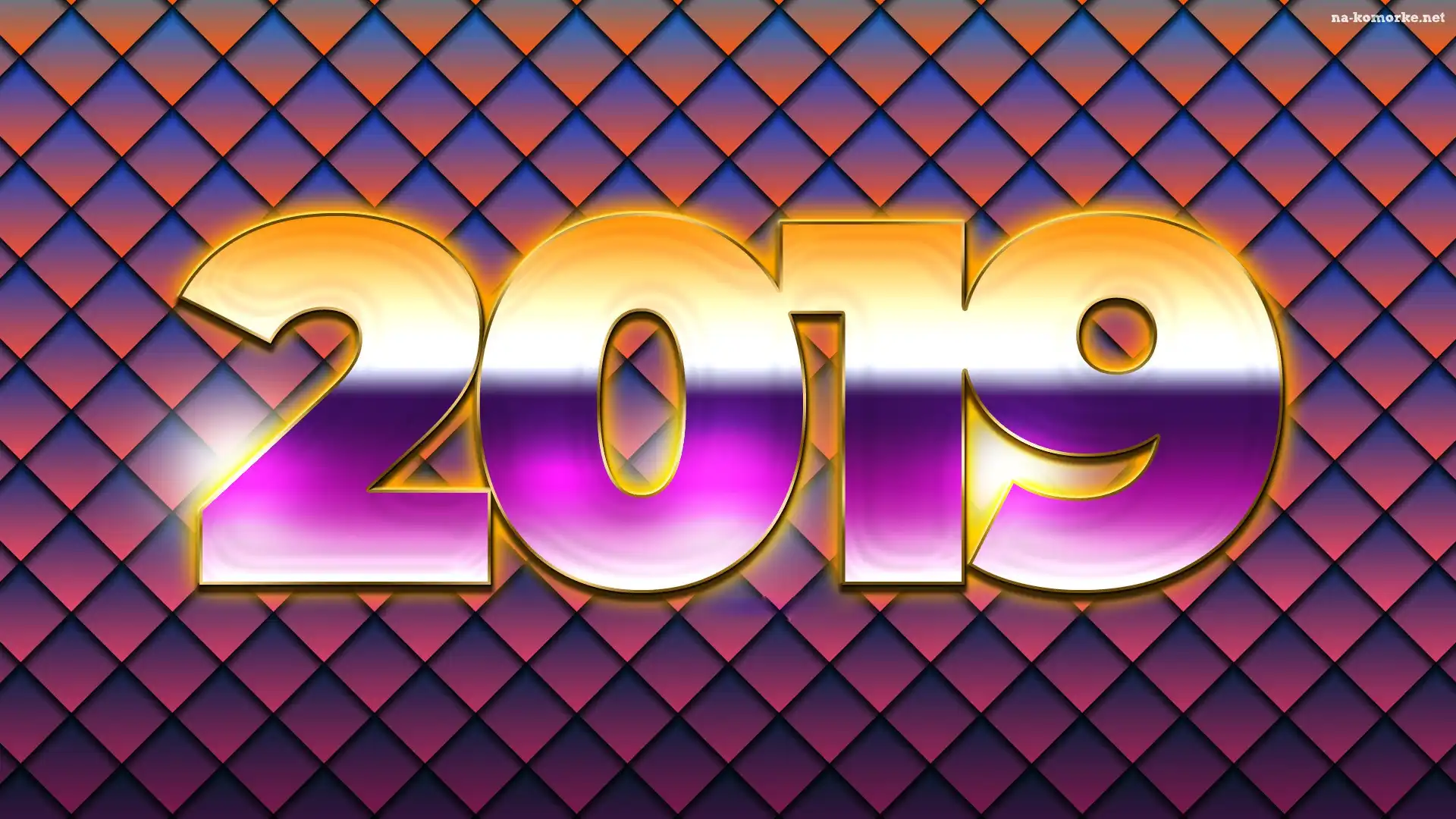 Nowy Rok, Cyfry, 2019, ÅšwiecÄ…ce