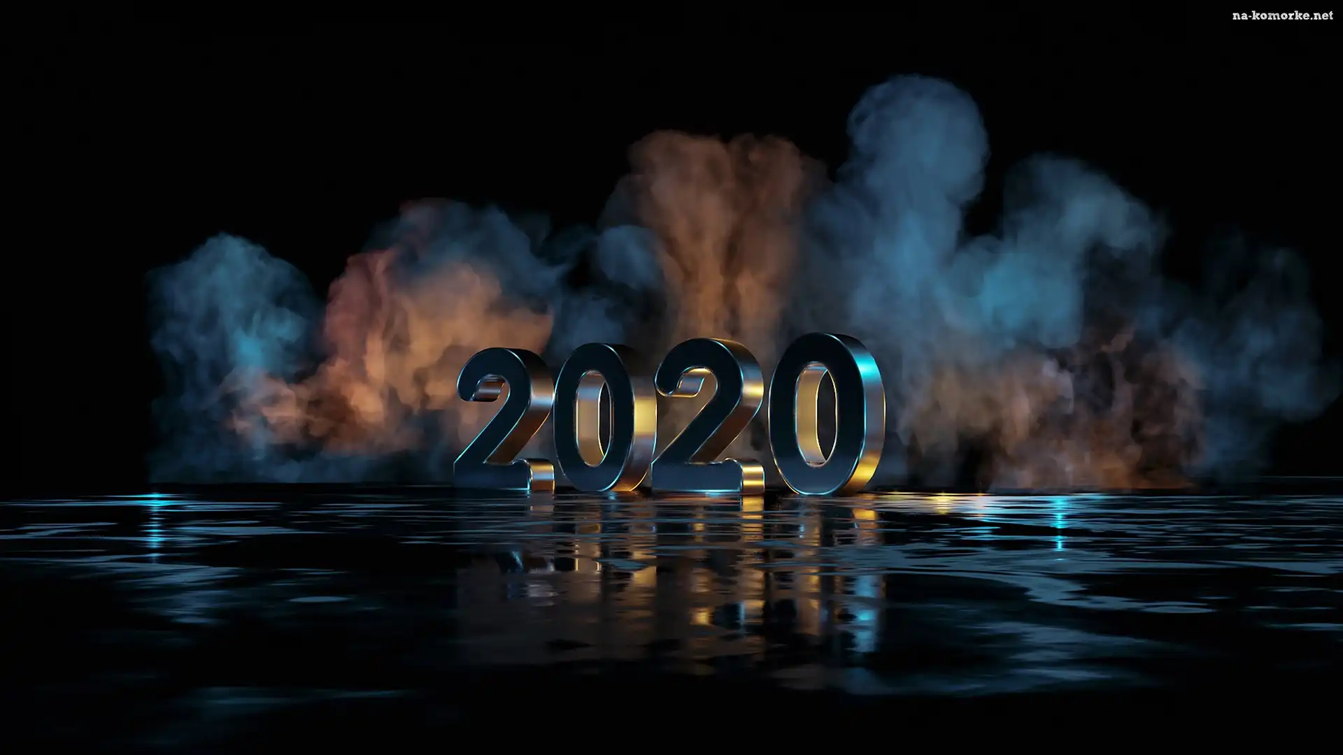 Nowy Rok, Dym, Cyfra, 2020