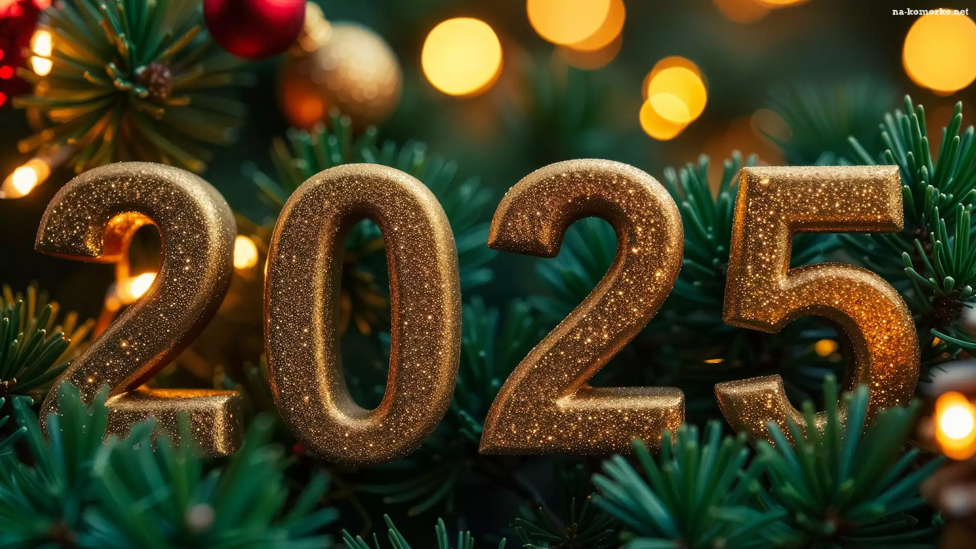 Sylwester, 2025, Gałązki, Nowy Rok, Grafika