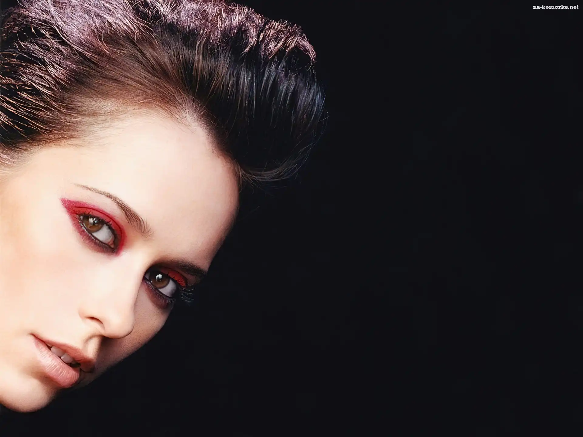 oczy, makijaż, Jennifer Love Hewitt, ostry