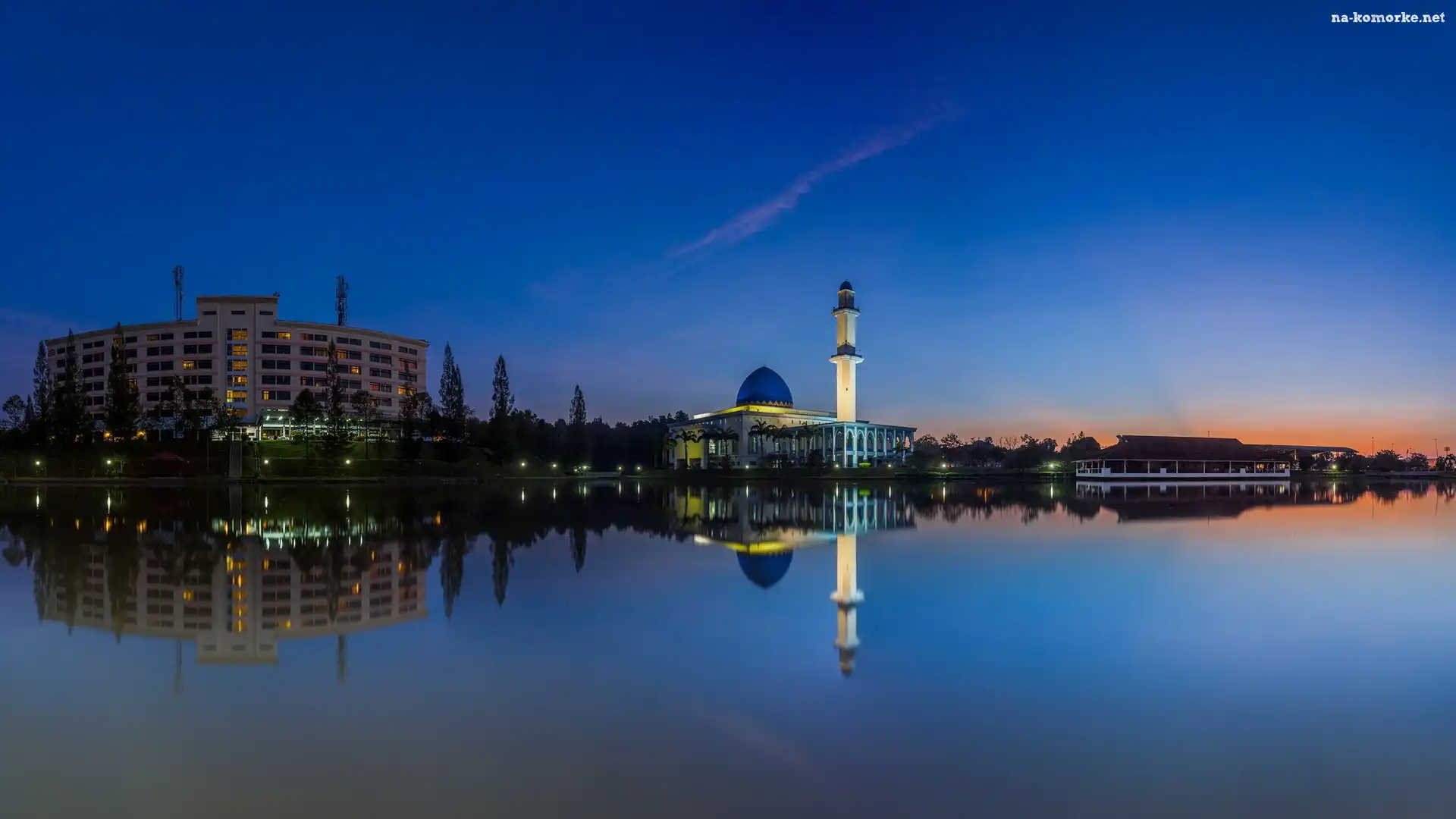 Odbicie, Malezja, Masjid, Meczet, Woda