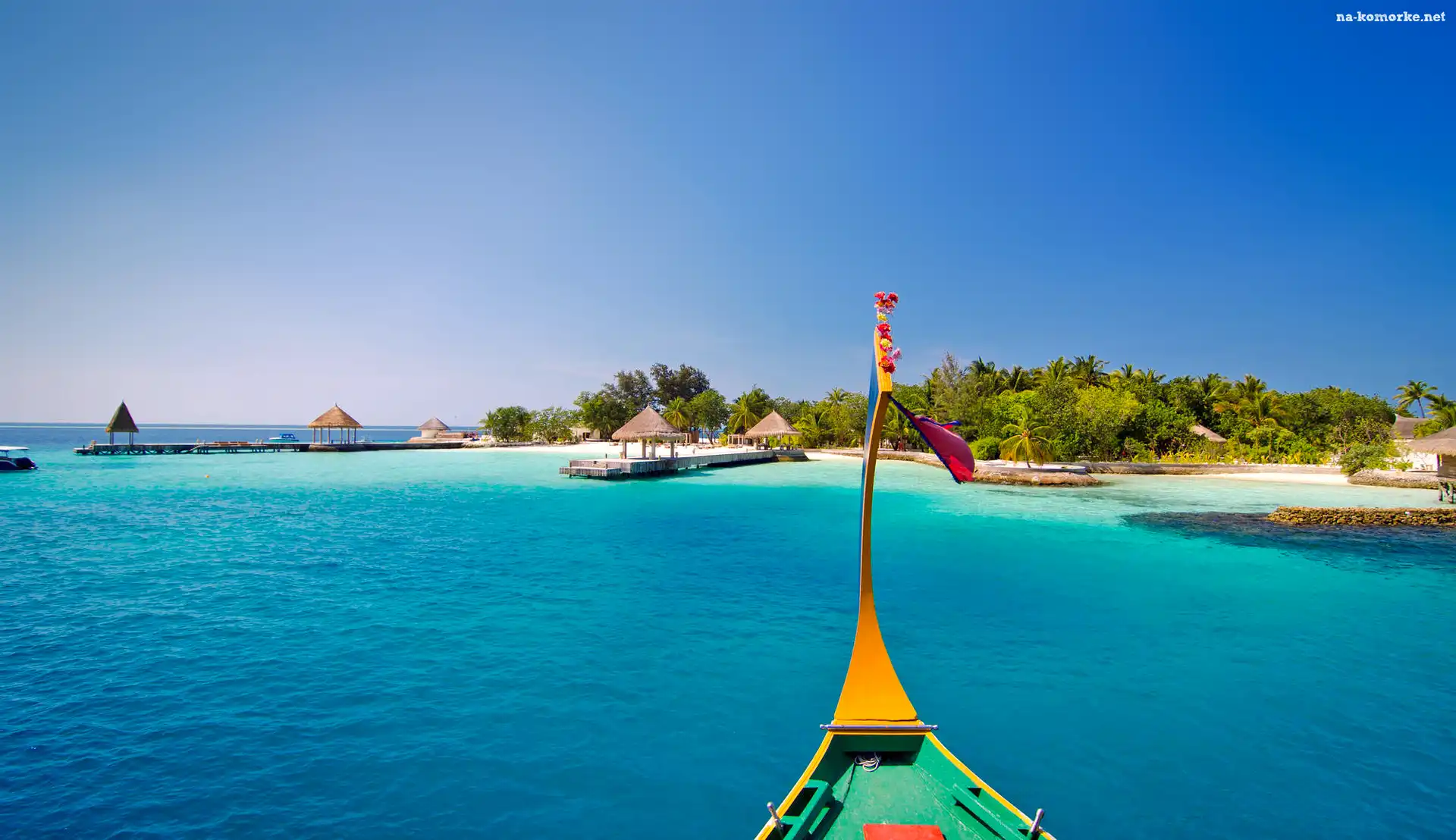 Malediwy, Wyspa, Niebo Wakacje, Jumeirah Vittaveli, Morze, Plaża, Łódź