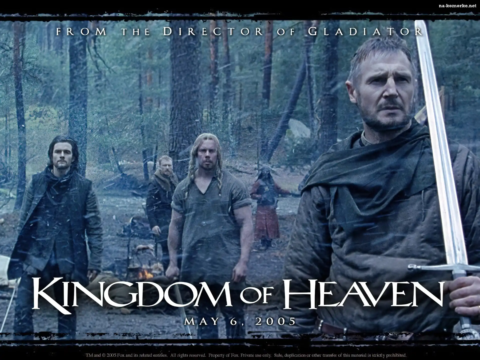 Kingdom Of Heaven, postacie, Liam Neeson, miecz