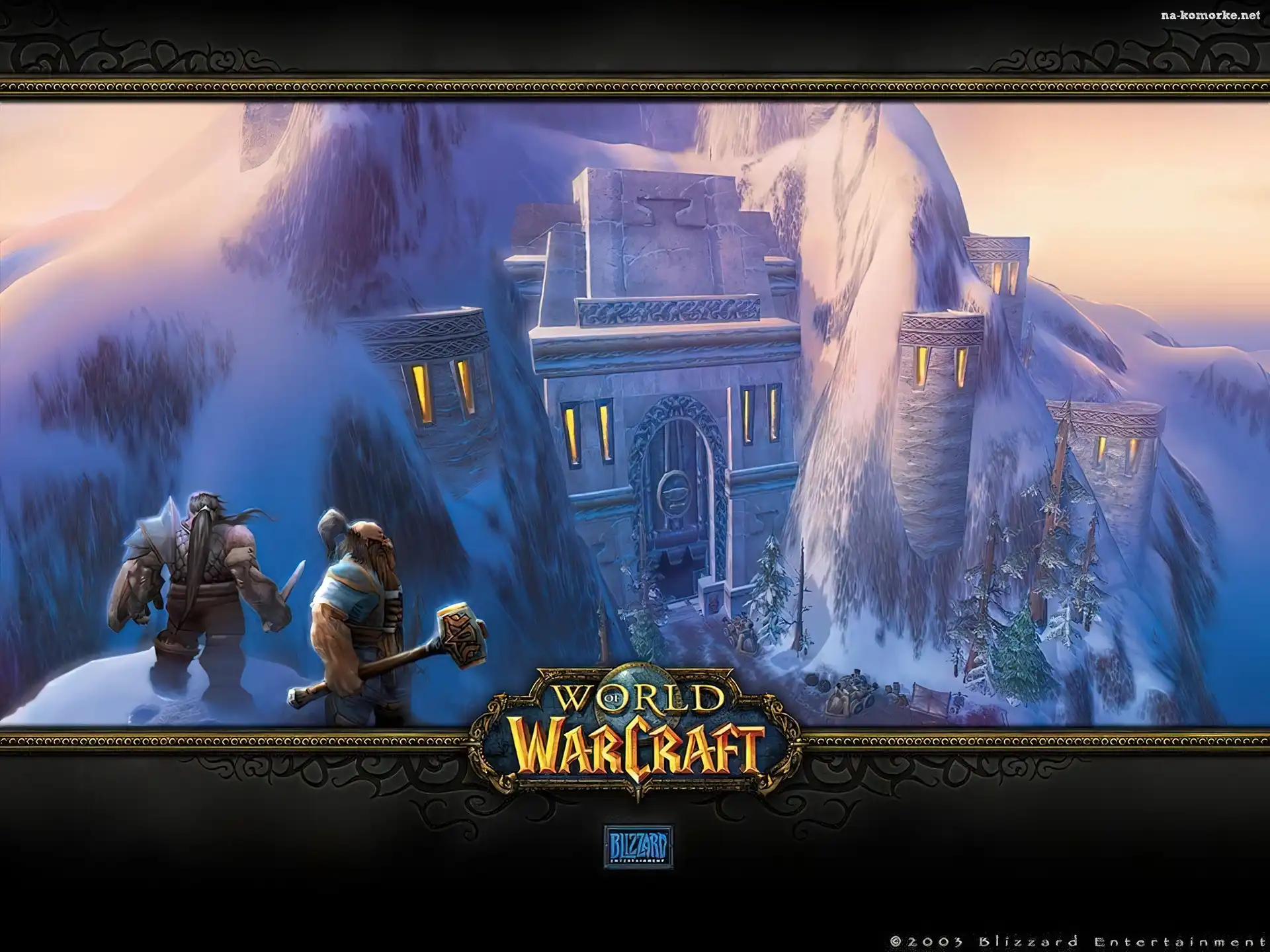 World Of Warcraft, góra, zamek, postacie, fantasy