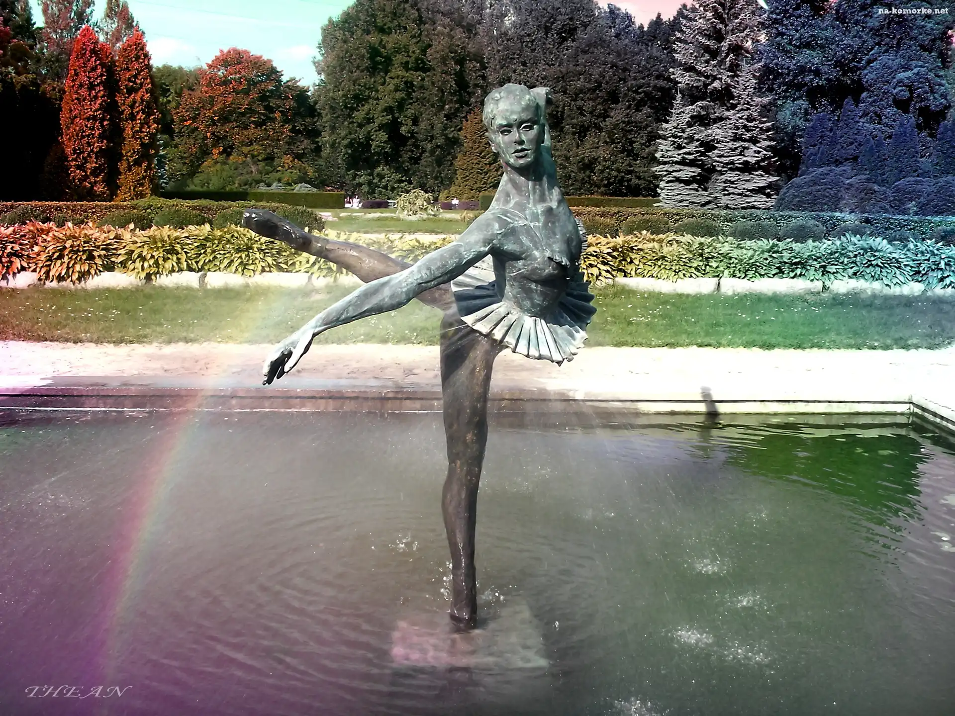 Ogród, Baletnica, Botaniczny, Fontanna