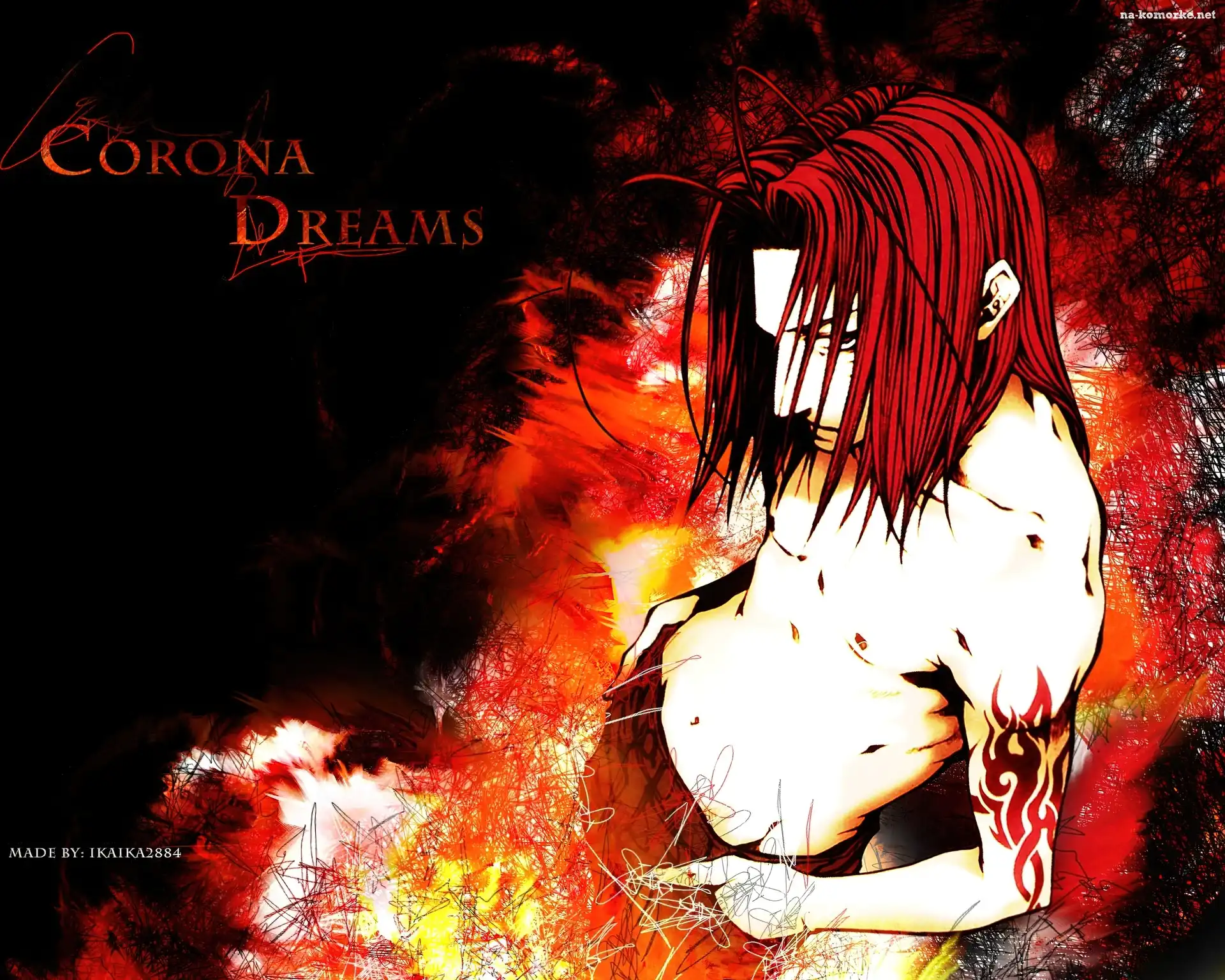 Saiyuki, dreams, tattoo, corona, osoba