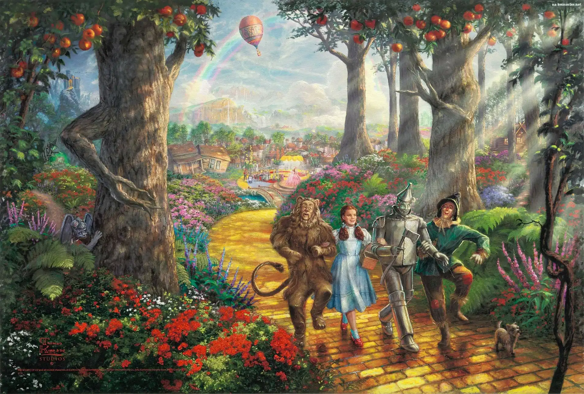 Oz, Malarstwo, Przyjaciele, Kinkade