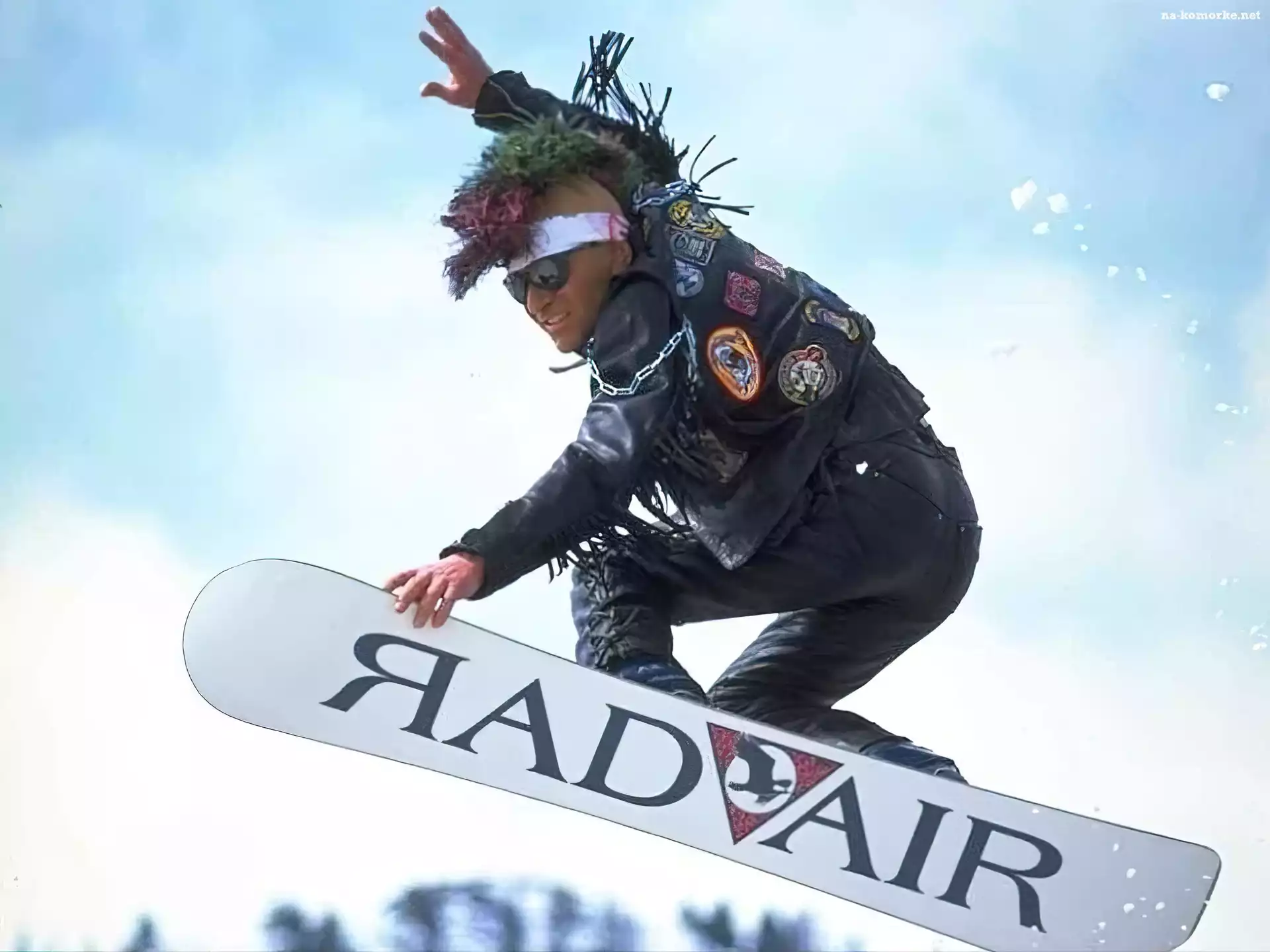 pank, Snowbording, deska, snowboardzista, śnieg