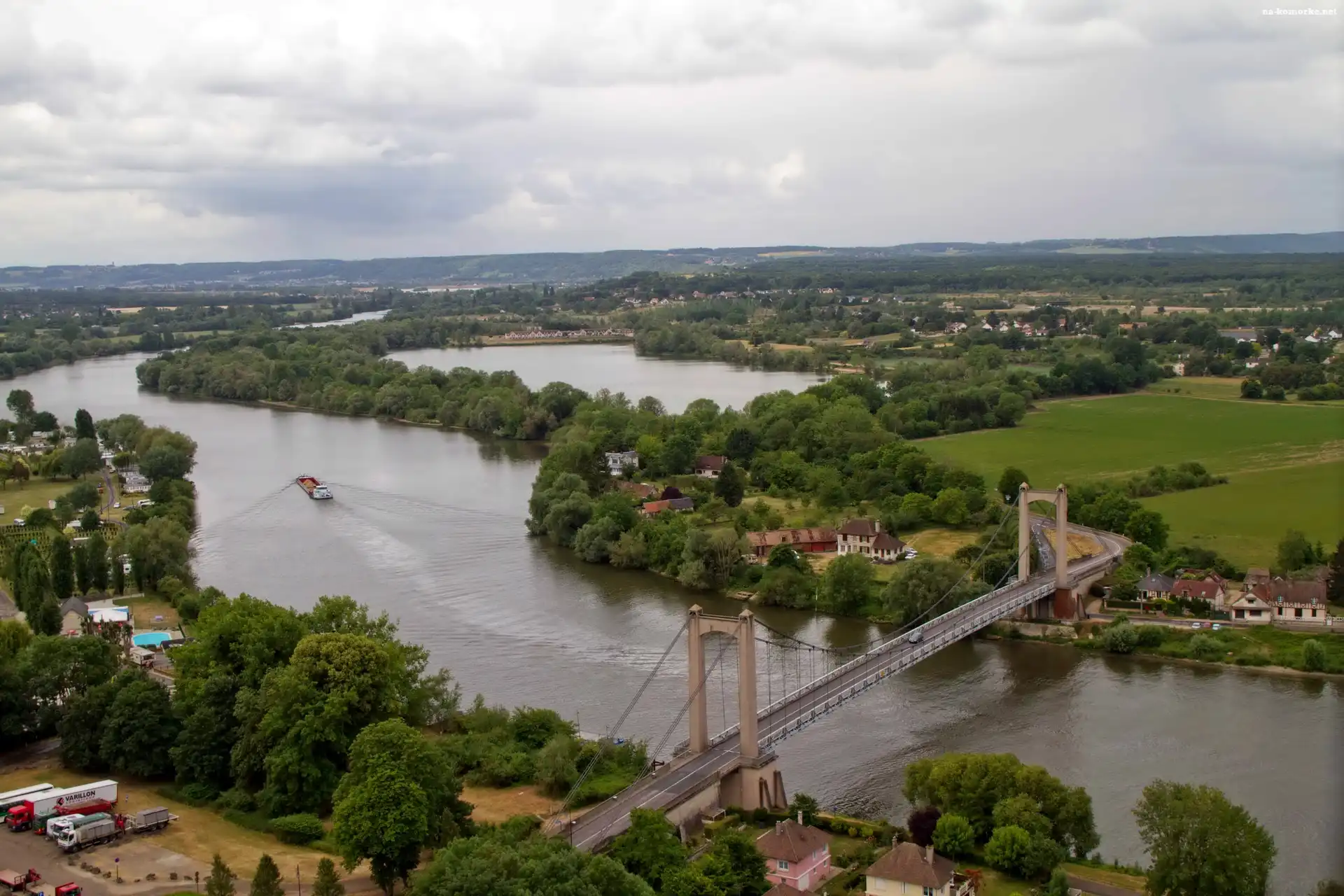 Panorama, Most, Miasta, Rzeka