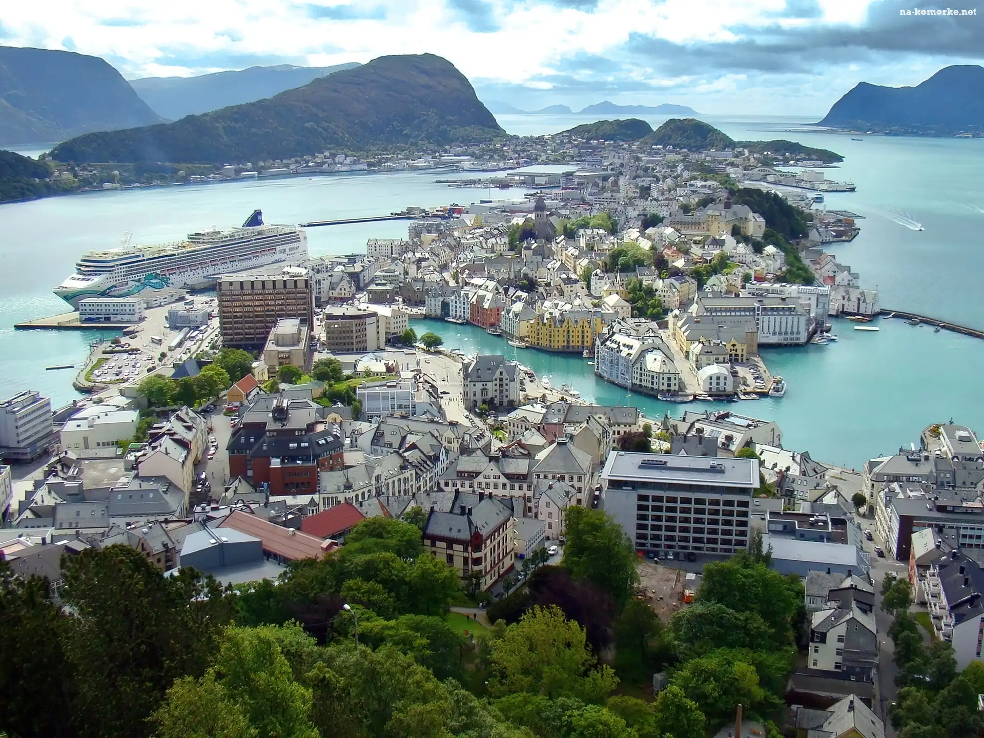 Norwegia, Panorama, Miasta