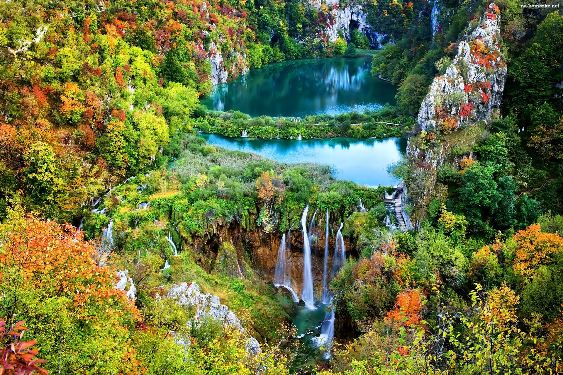 Park Narodowy, Plitvice, Jesień
