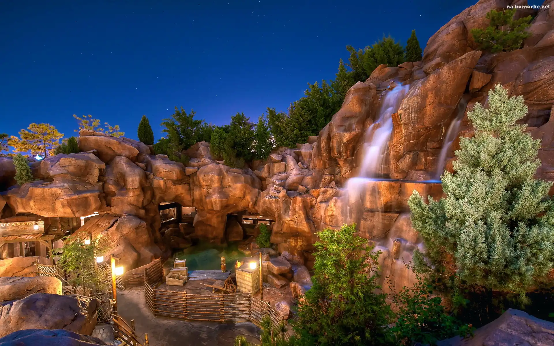 Park, Kalifornia, Skały, Disneyland