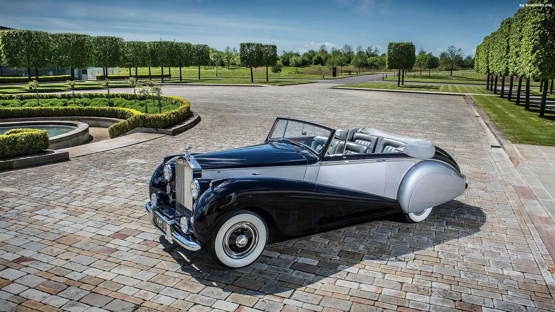 Zabytkowy, Park, Rolls Royce Silver Dawn, 1952