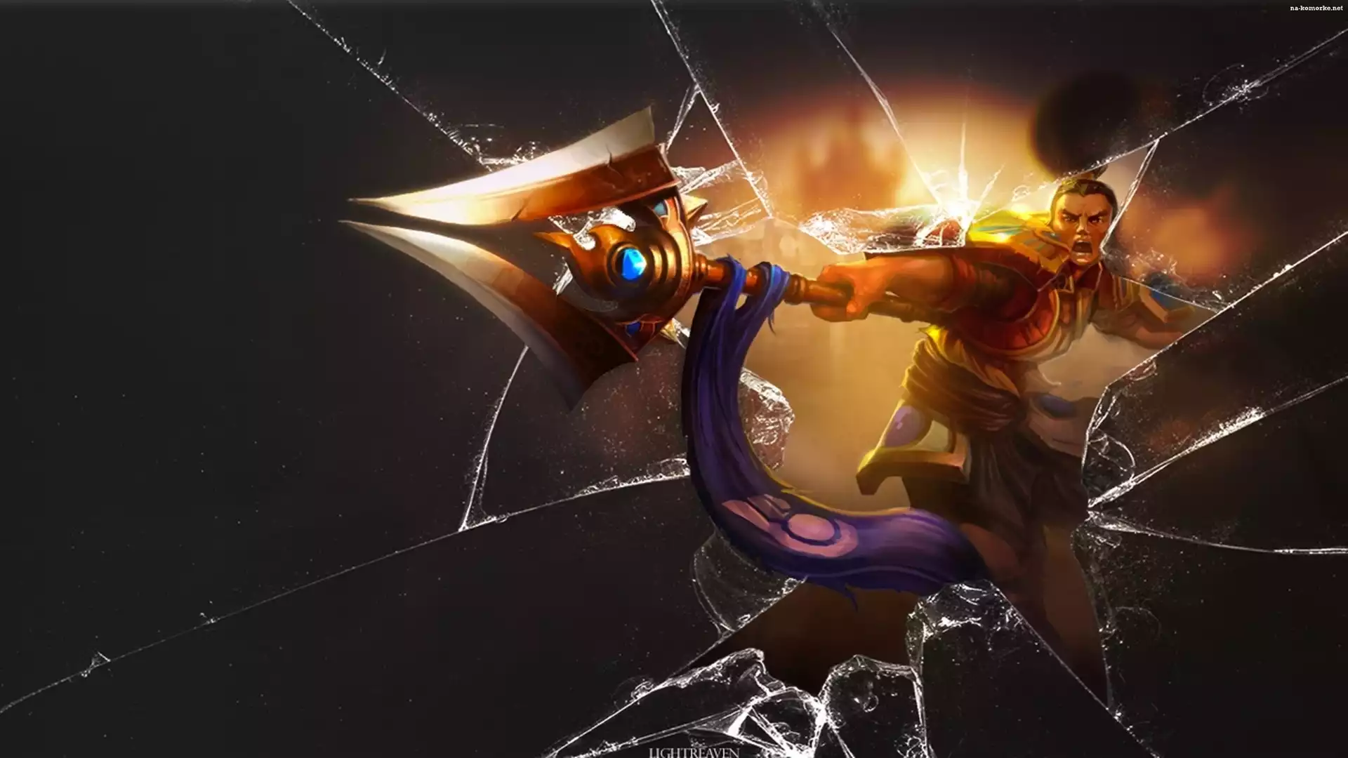 Xin, Pęknięty, Classic, Ekran, Zhao, League, Of, Legends