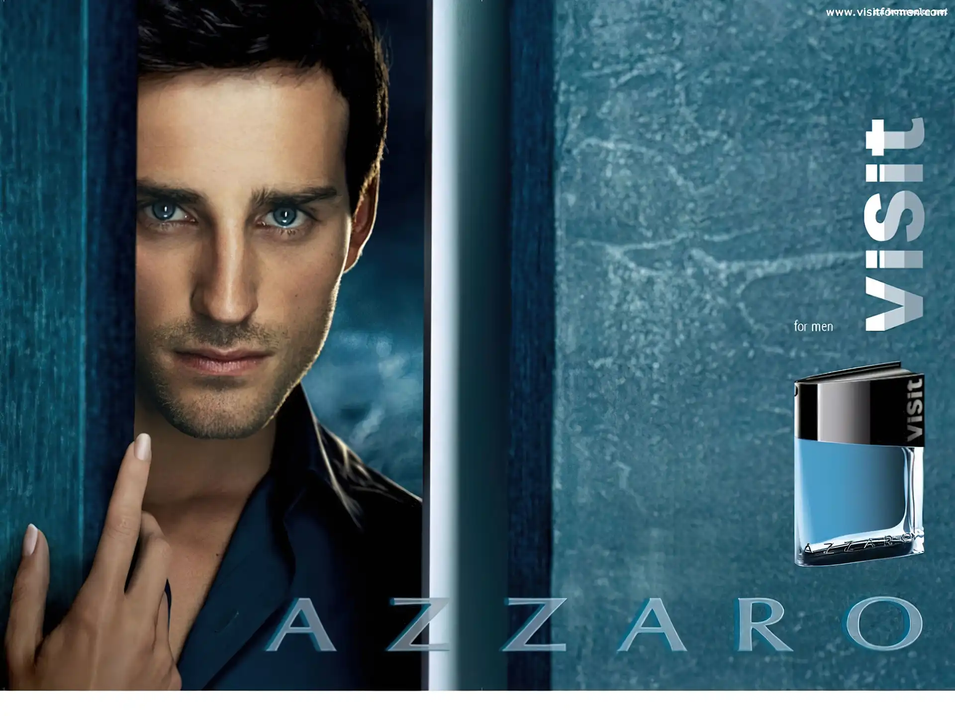 perfumy, mężczyzna, Azzaro, visit, dłoń, flakon