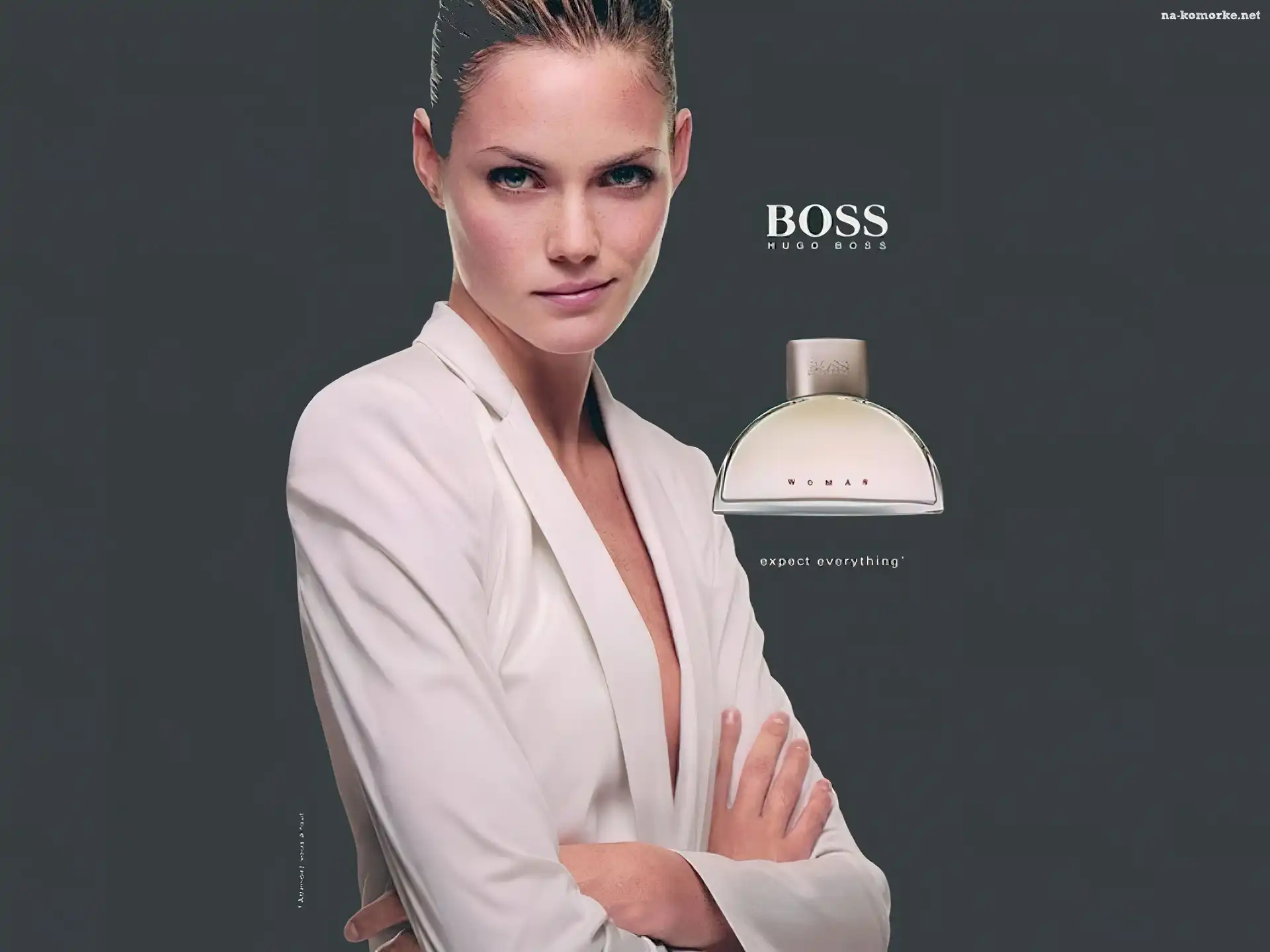 Hugo Boss, marynarka, flakon, kobieta, perfumy