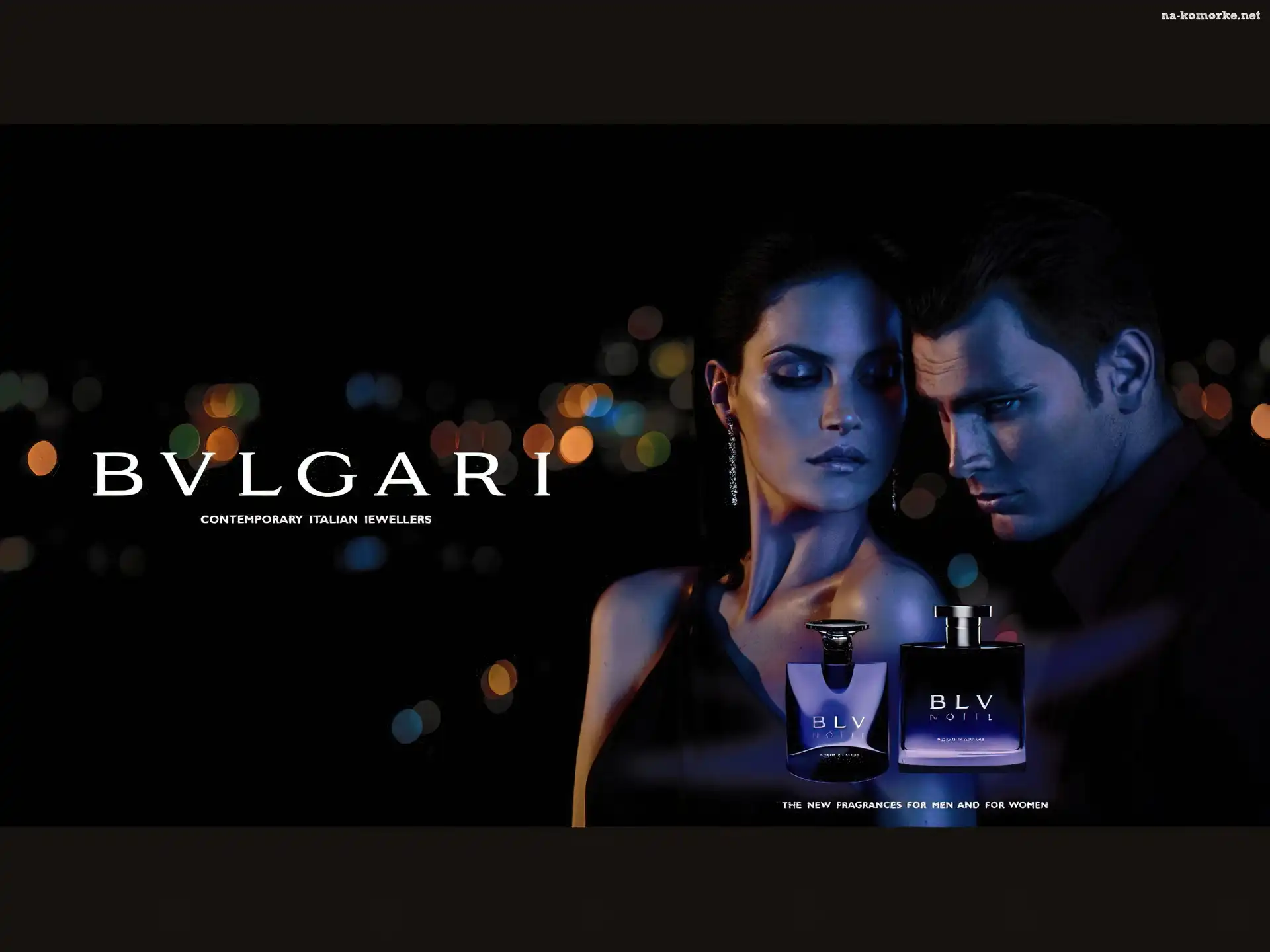 perfumy, Bvlgari, kobieta, mężczyzna, flakon