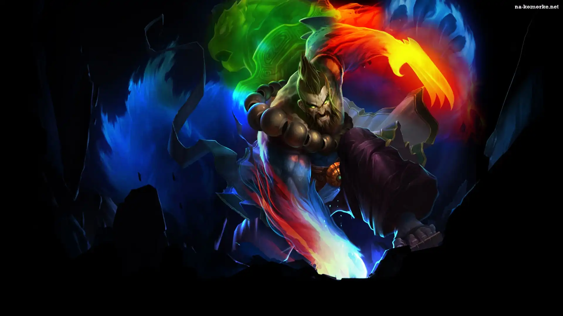 Phoenix, LoL, Udyr, Turtle, League, Bear