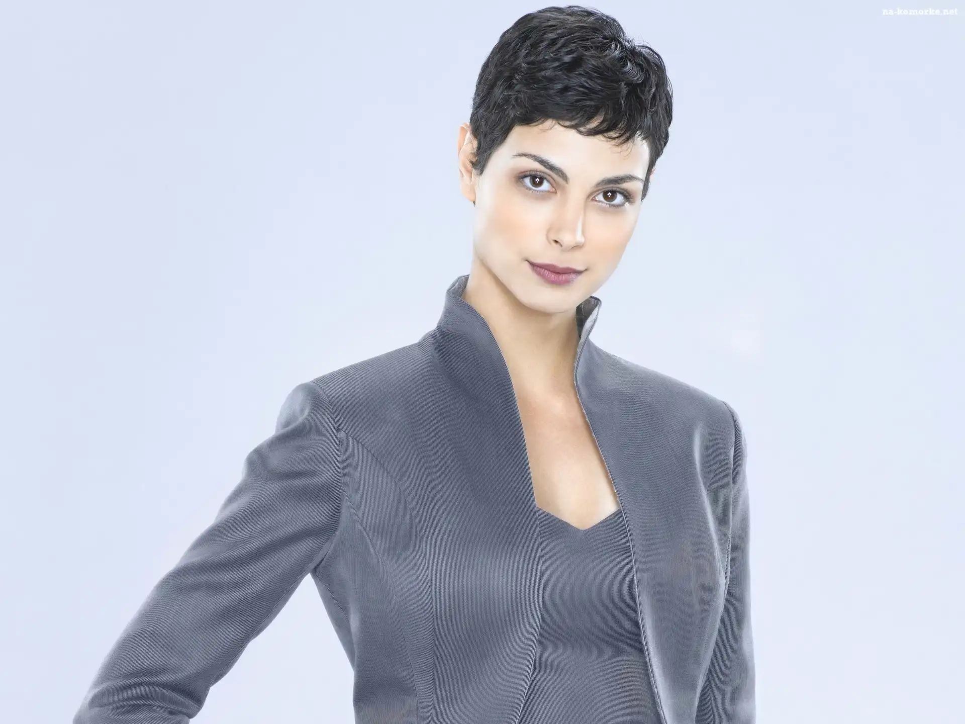 Piękna, Żakiet, Morena Baccarin, Szary