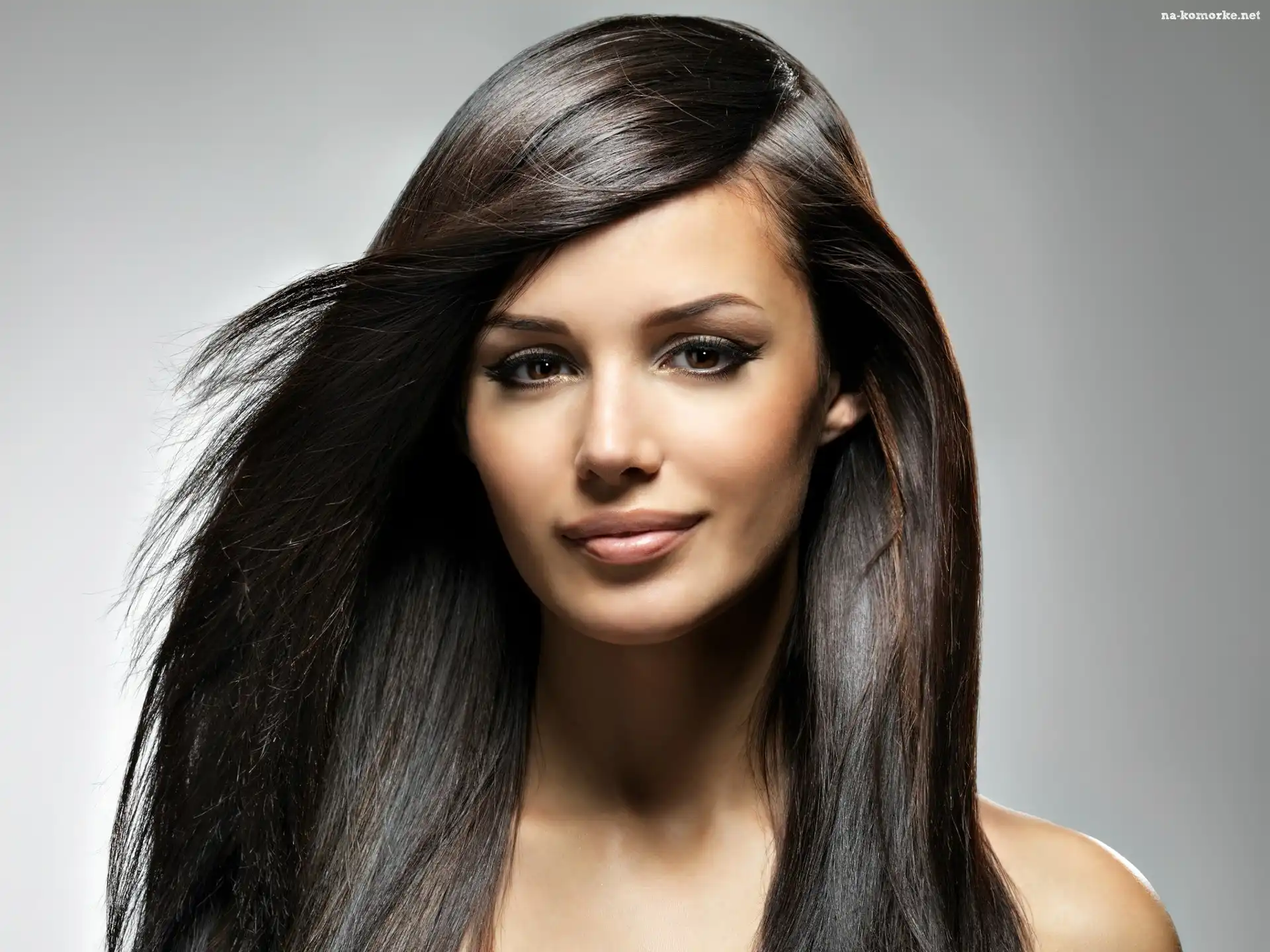 Piękna, Makijaż, Uśmiechnięta, Modelka