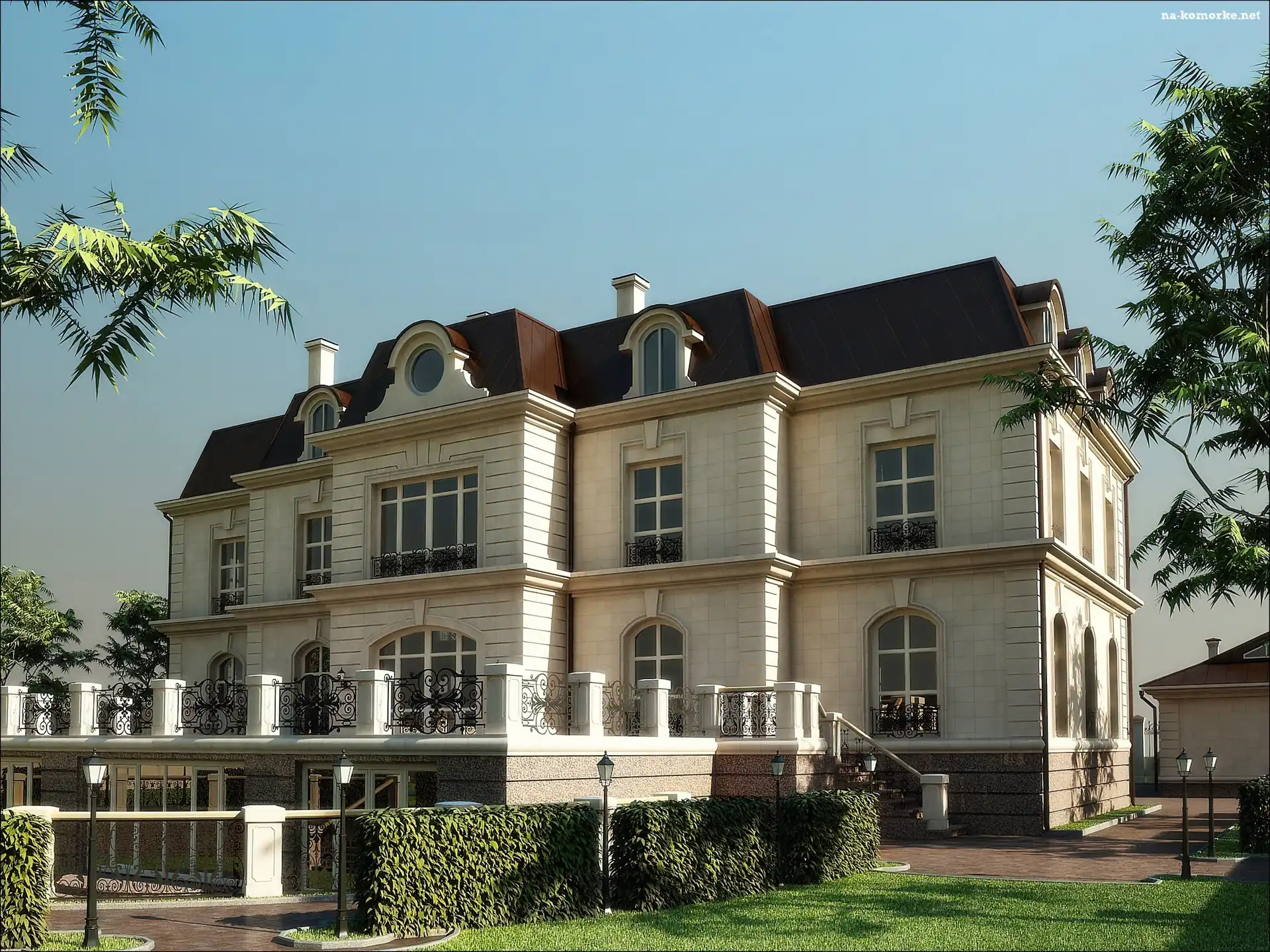Piękny, Taras, Duży, Dom