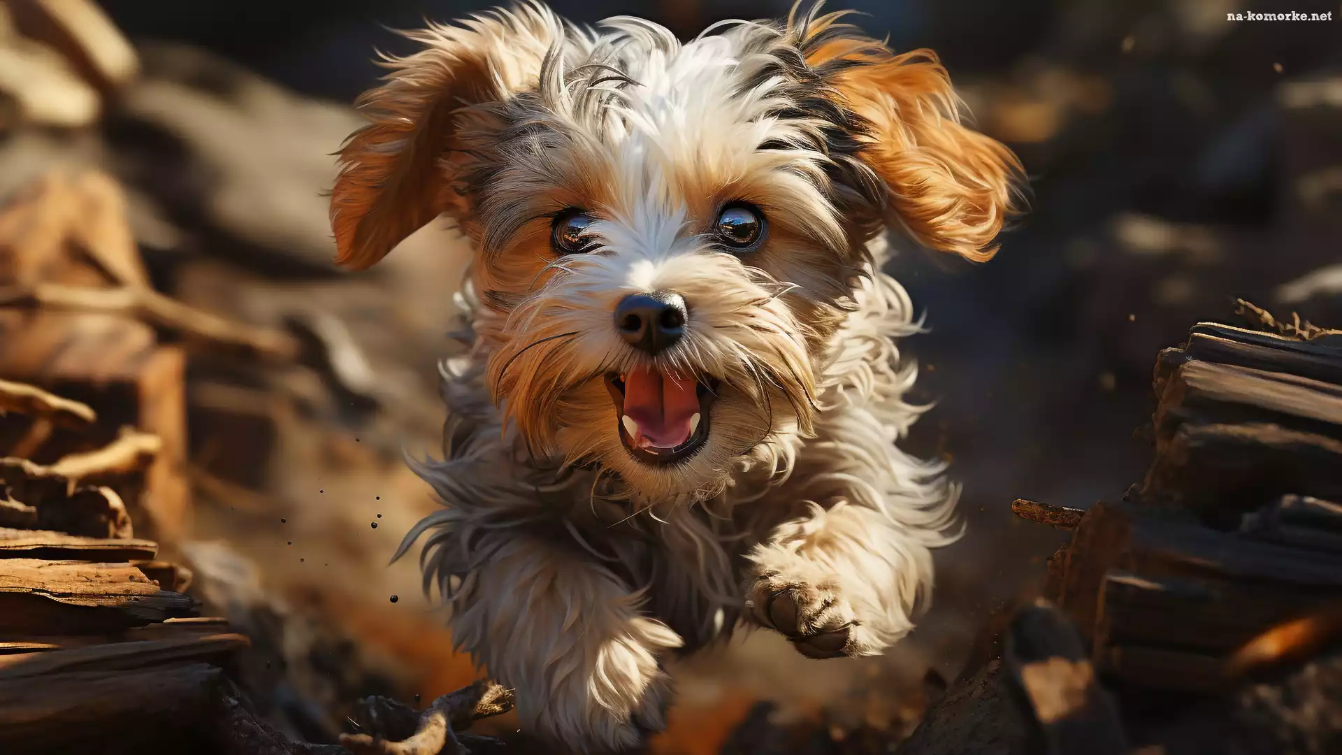 Biegnący, Yorkshire terrier, Pies