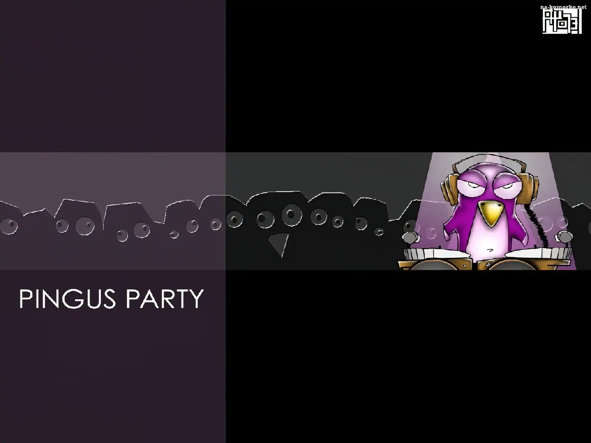 pingwin, Linux, grafika, słuchawki