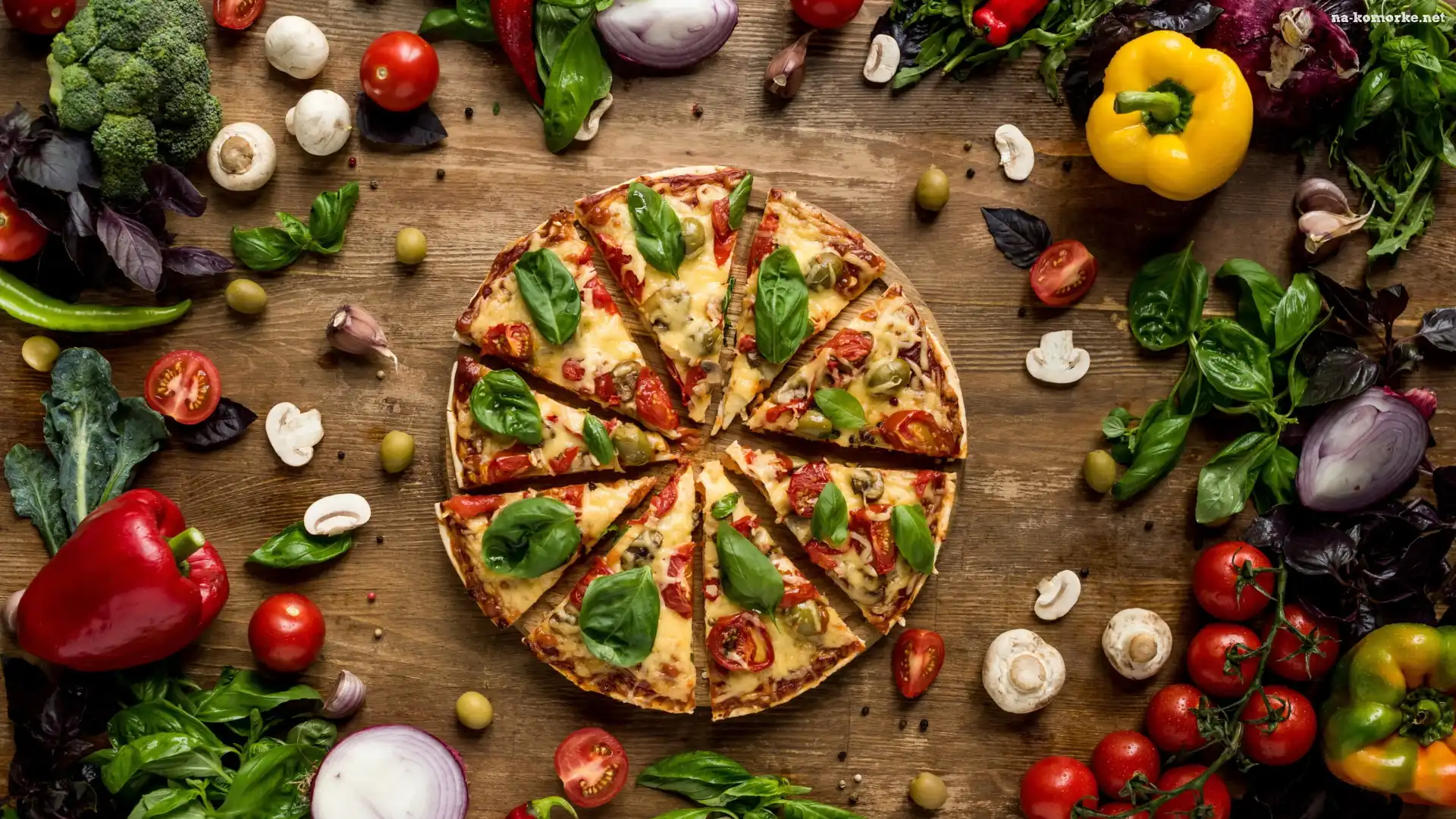 Pizza, Warzywa