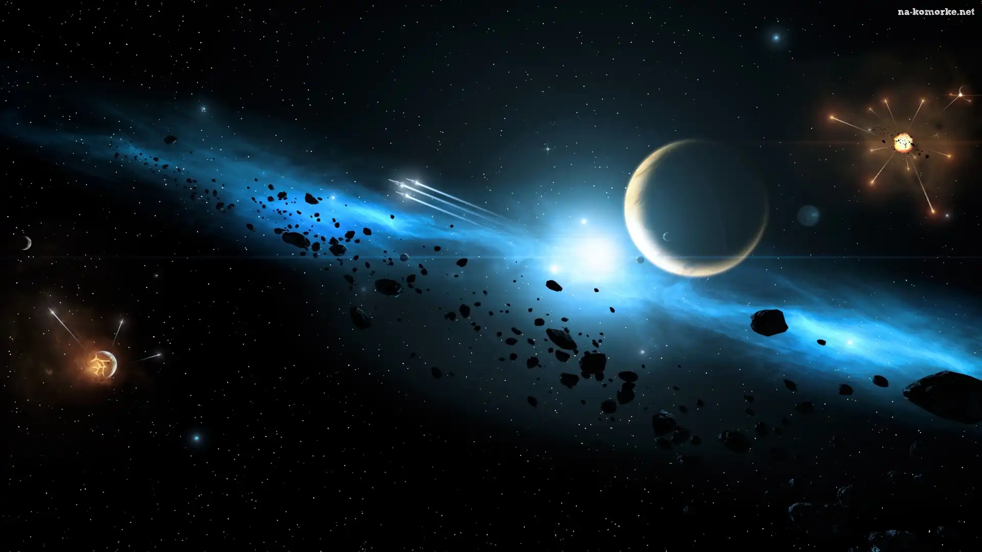 Kosmos, Planeta, Wybuchy