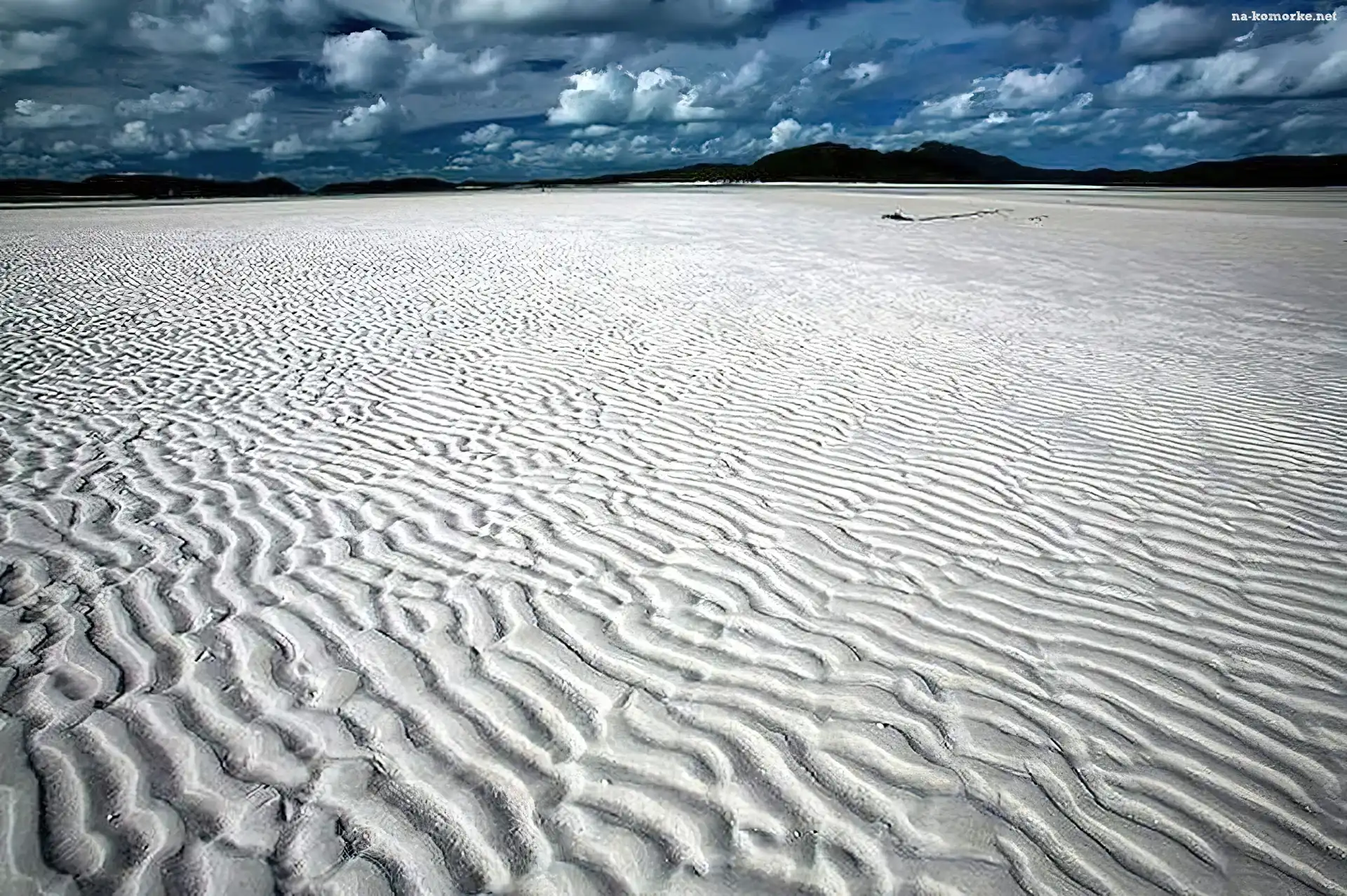 Plaża, Chmury