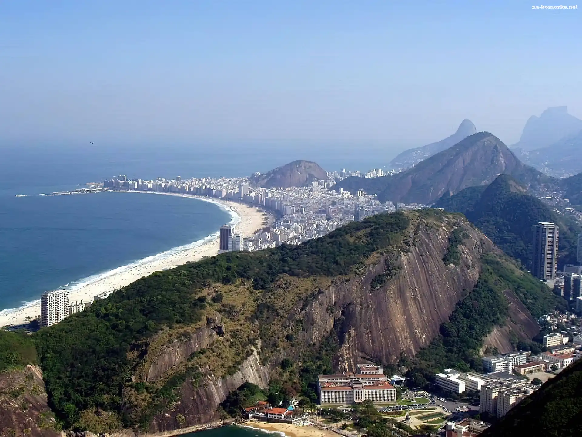 Plaża, Brazylia, Copacabanabeach, Rio de Janeiro
