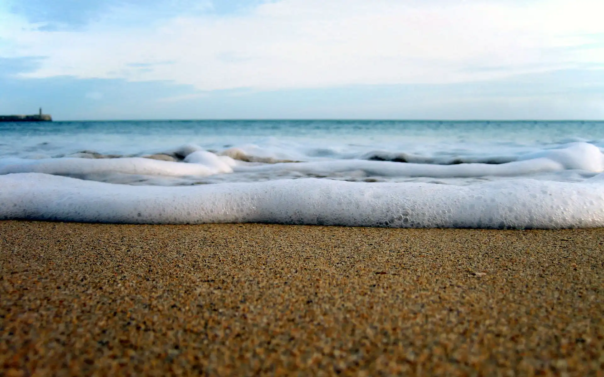 Plaża, Fala, Morze, Spieniona